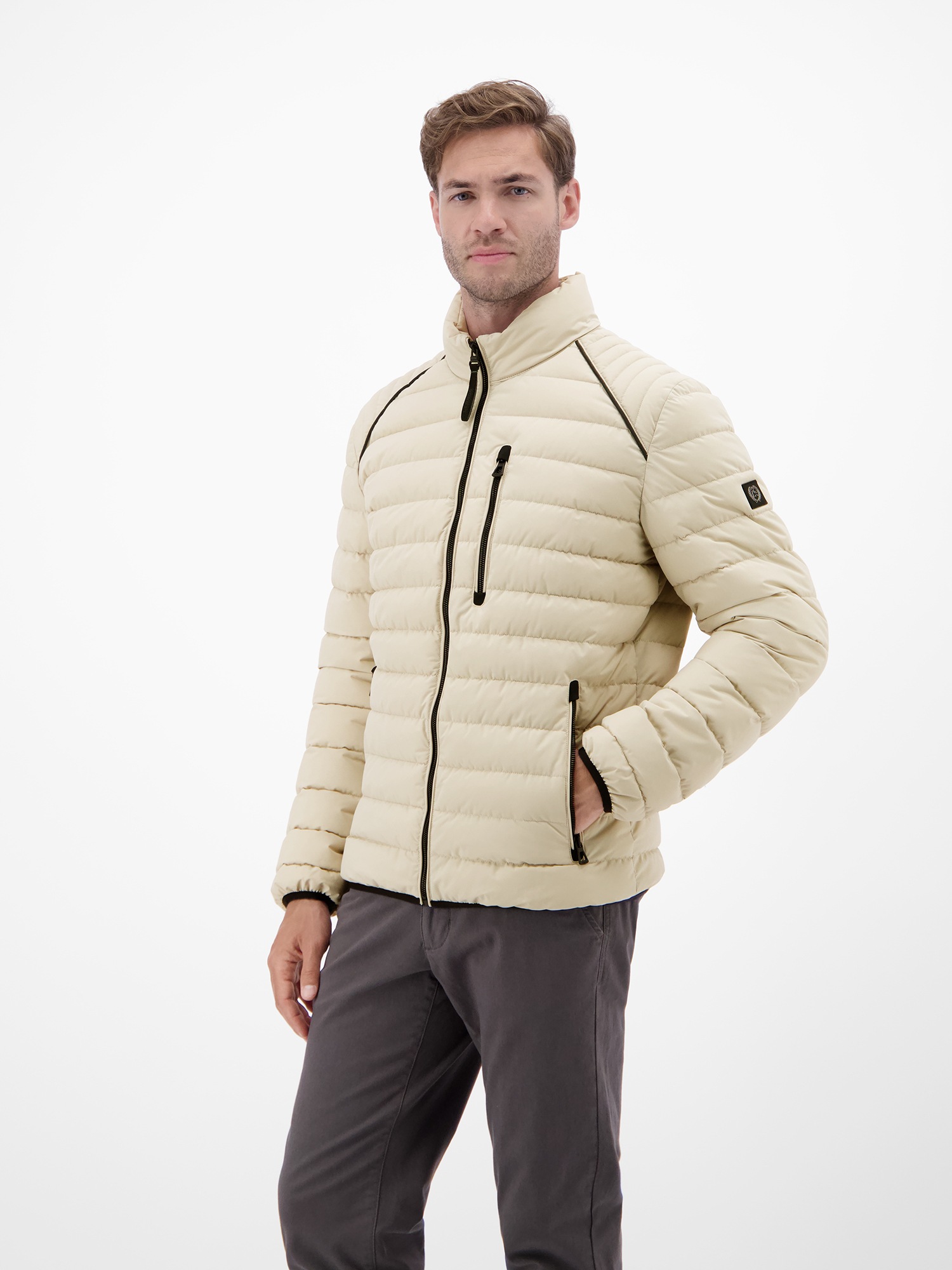 LERROS Steppjacke "LERROS Light-Weight Herren Steppjacke" ohne Kapuze Wasse günstig online kaufen