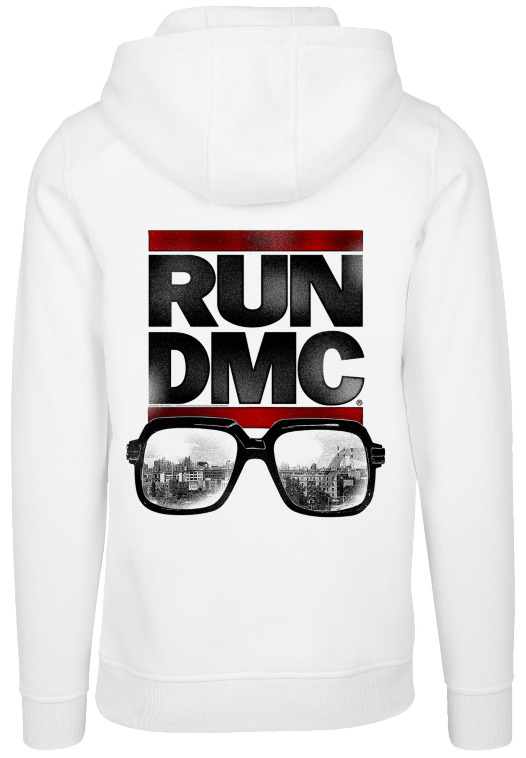 F4NT4STIC Kapuzenpullover »Run DMC Glasses NYC«, Premium Qualität