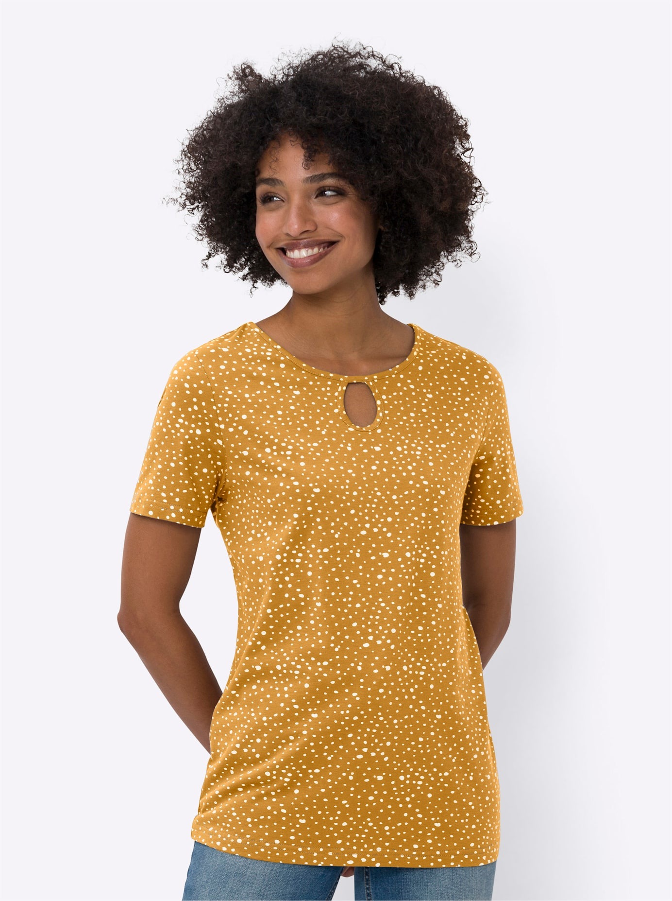 heine T-Shirt "Druck-Shirt" 1 Stk. tlg. günstig online kaufen