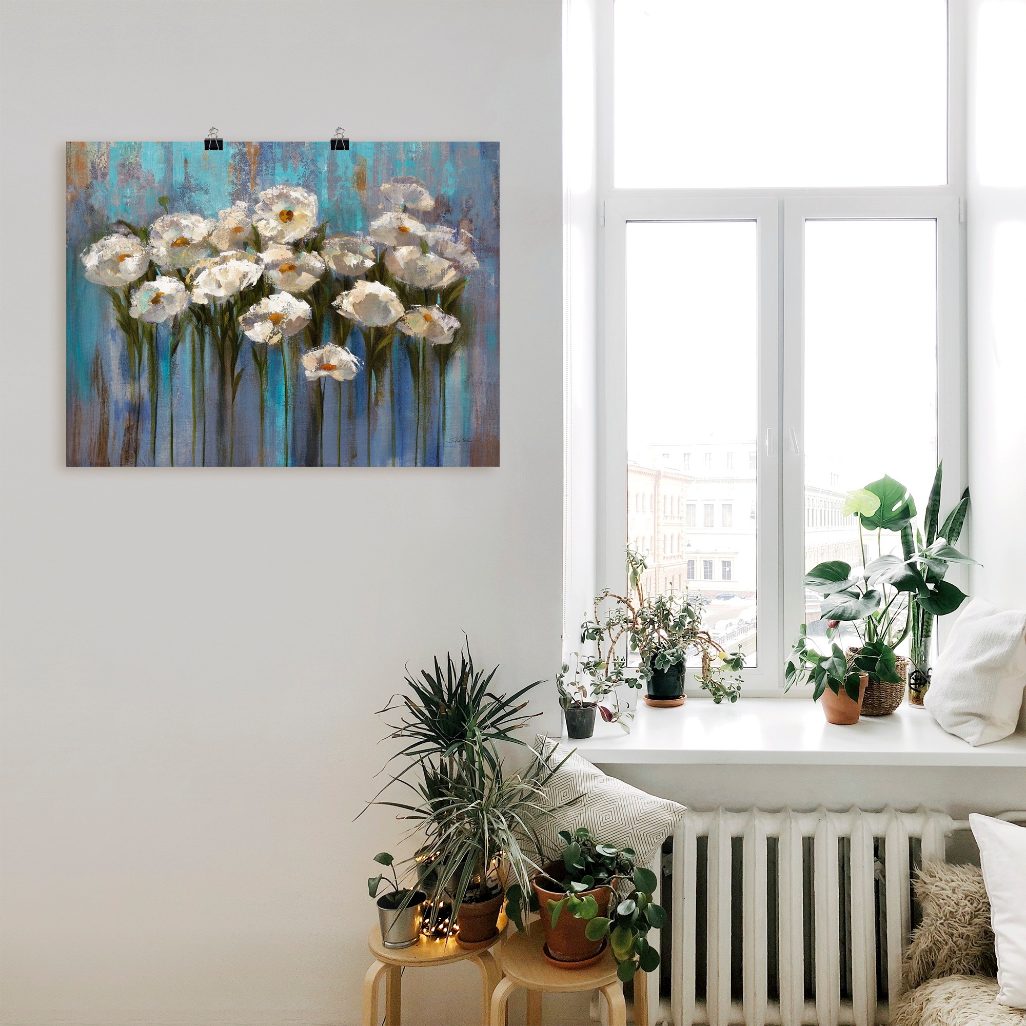 Artland Wandbild »Anemonen am See«, Blumen, (1 St.), als Leinwandbild, Poster in verschied. Größen