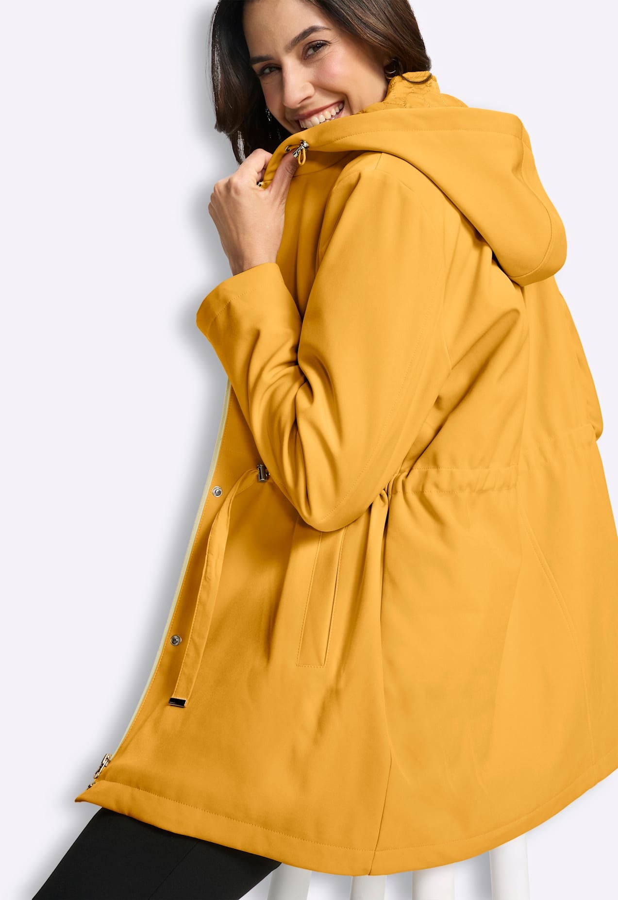 Inspirationen Doppeljacke mit Kapuze