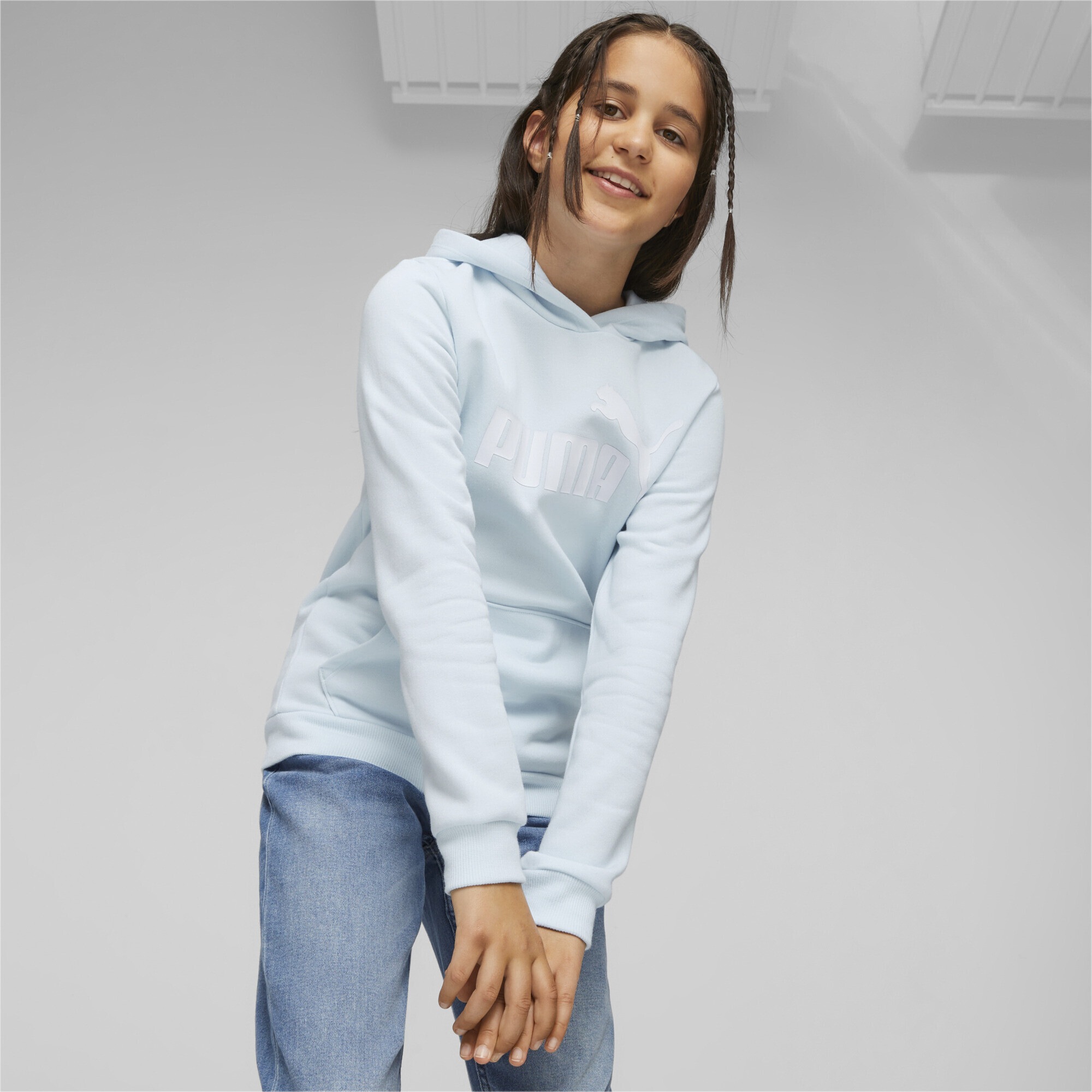 bestellen Hoodie online BAUR PUMA | Mädchen« »Essentials Logo Sweatshirt