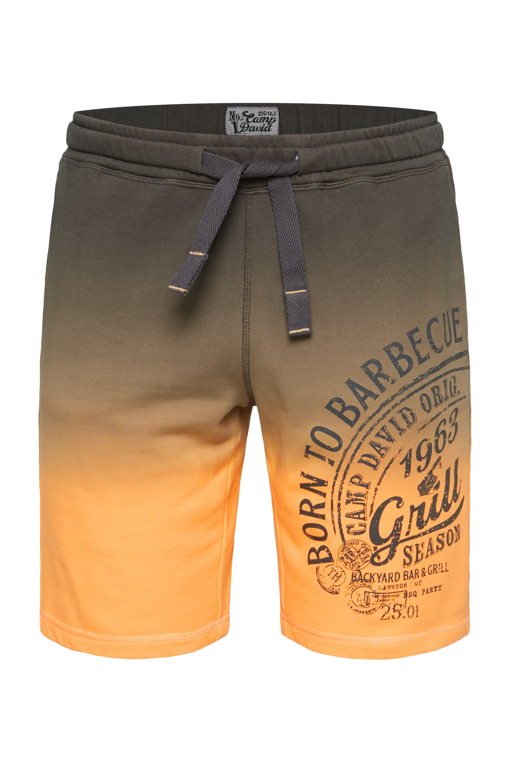 CAMP DAVID Sweatshorts, mit Elastikbund und Kordel