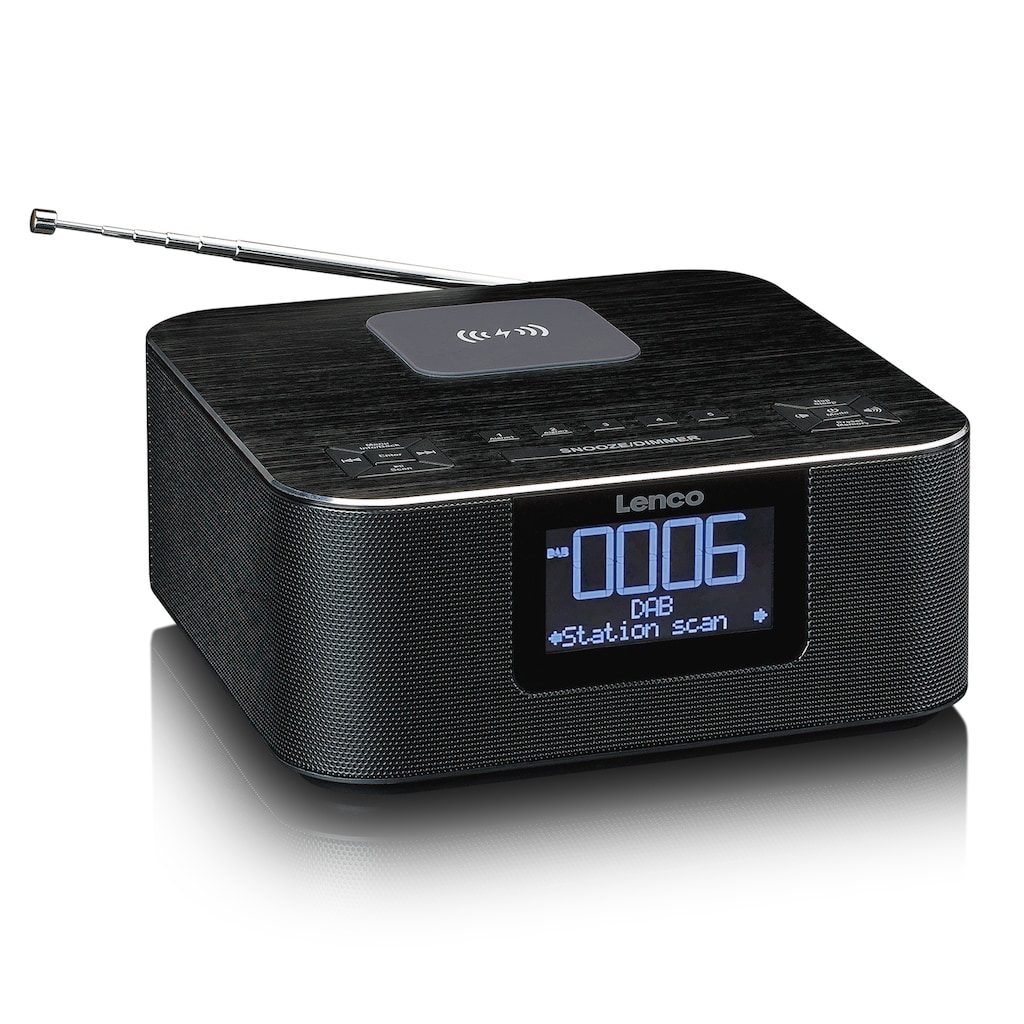 Lenco Digitalradio (DAB+) »CR-650BK - DAB+/ FM Radiowecker«