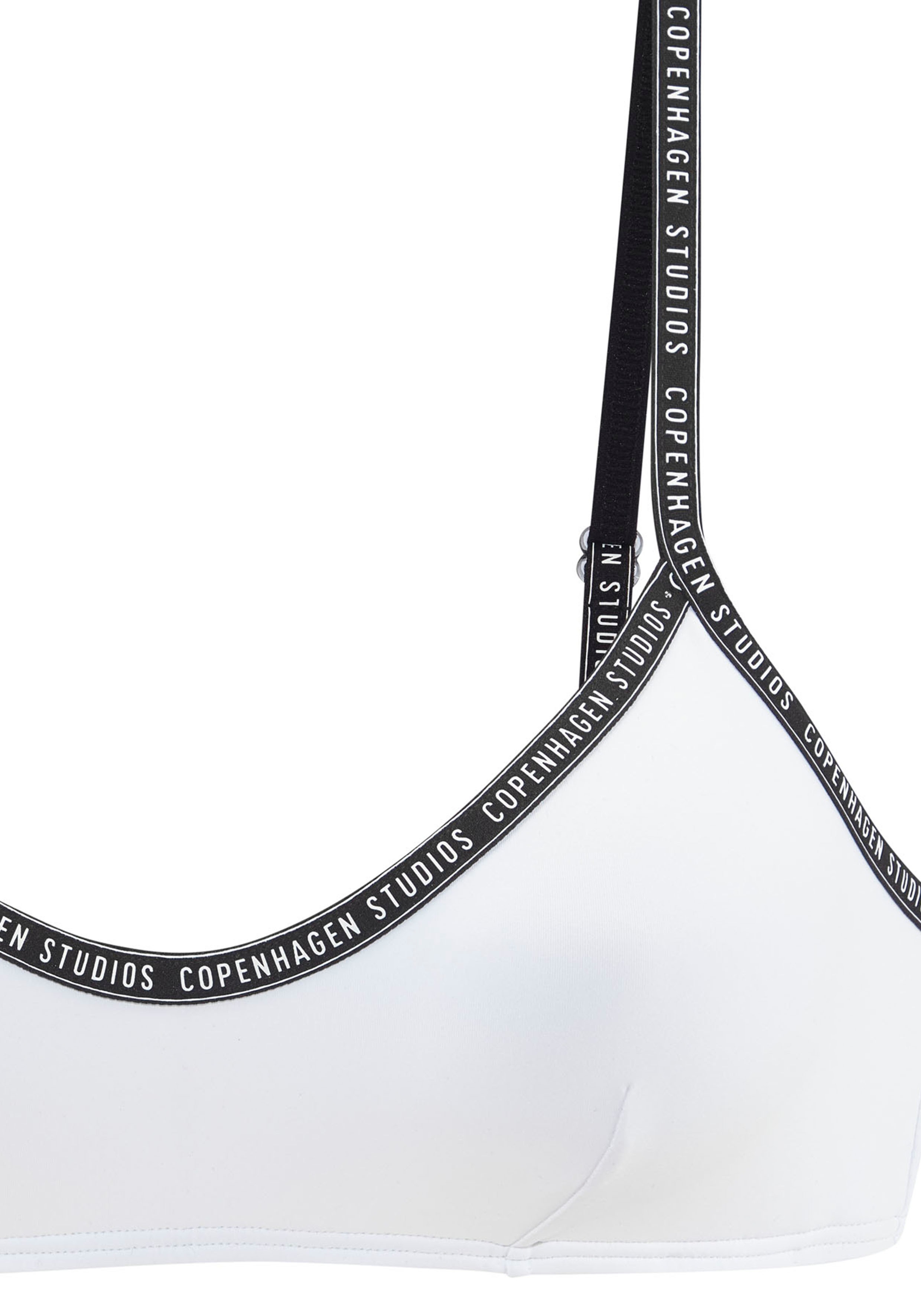 Thumbnail - Copenhagen Studios Bustier-Bikini-Top "Cody" mit Markenbranding