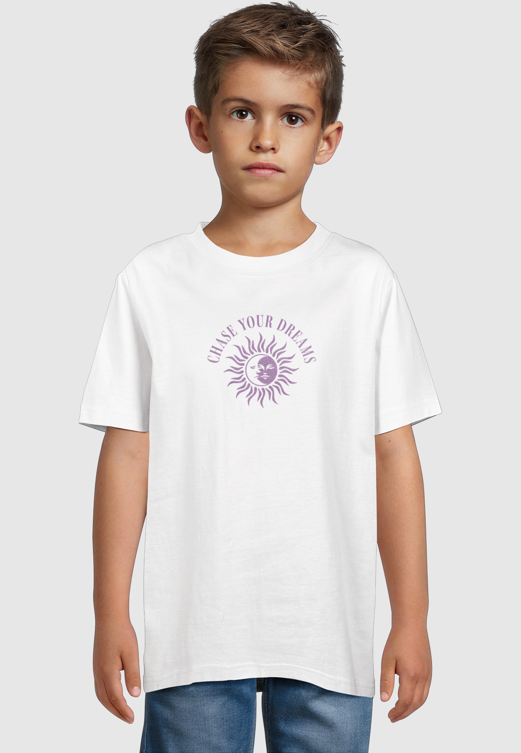 MisterTee T-Shirt »MisterTee Chase Your Dreams Sun And Moon Tee« 1 Stk.