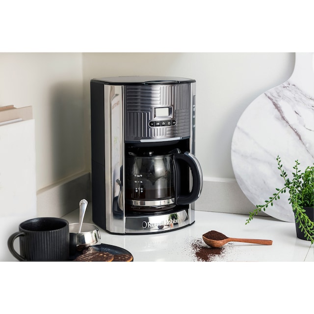 RUSSELL HOBBS Filterkaffeemaschine »Geo Steel 25270-56«, 1,5 l Kaffeekanne,  Papierfilter, 1x4 online kaufen | BAUR