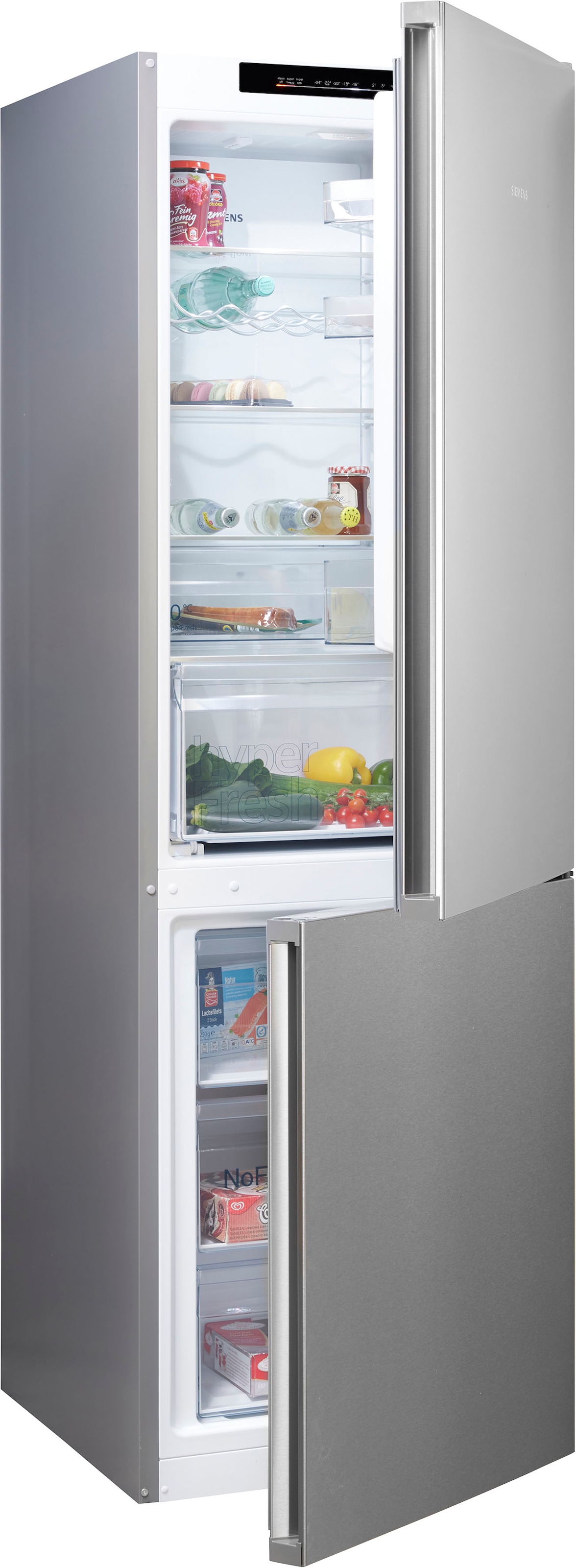 SIEMENS Kühl-/Gefrierkombination iQ300 "KG36N2ICF" 186 cm hoch 60 cm breit günstig online kaufen