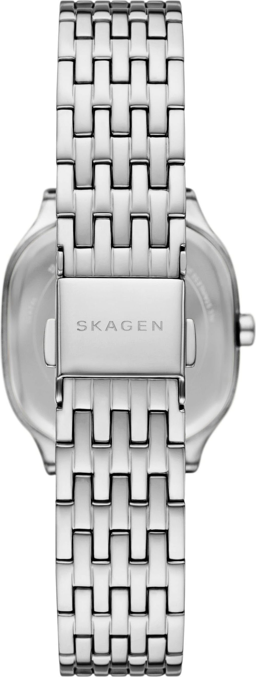 Skagen Quarzuhr »MELLEM LILLE«, Armbanduhr, Damenuhr, Edelstahlarmband, analog