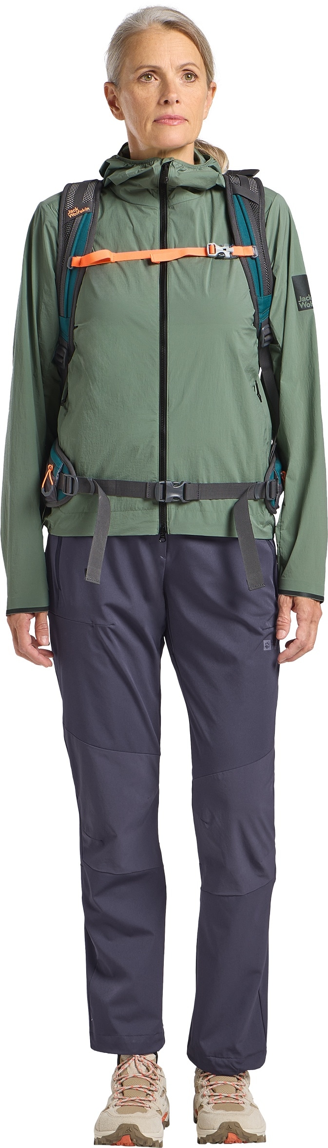 Jack Wolfskin Fahrradjacke »BIKE COMMUTE WIND JKT W«, mit Kapuze