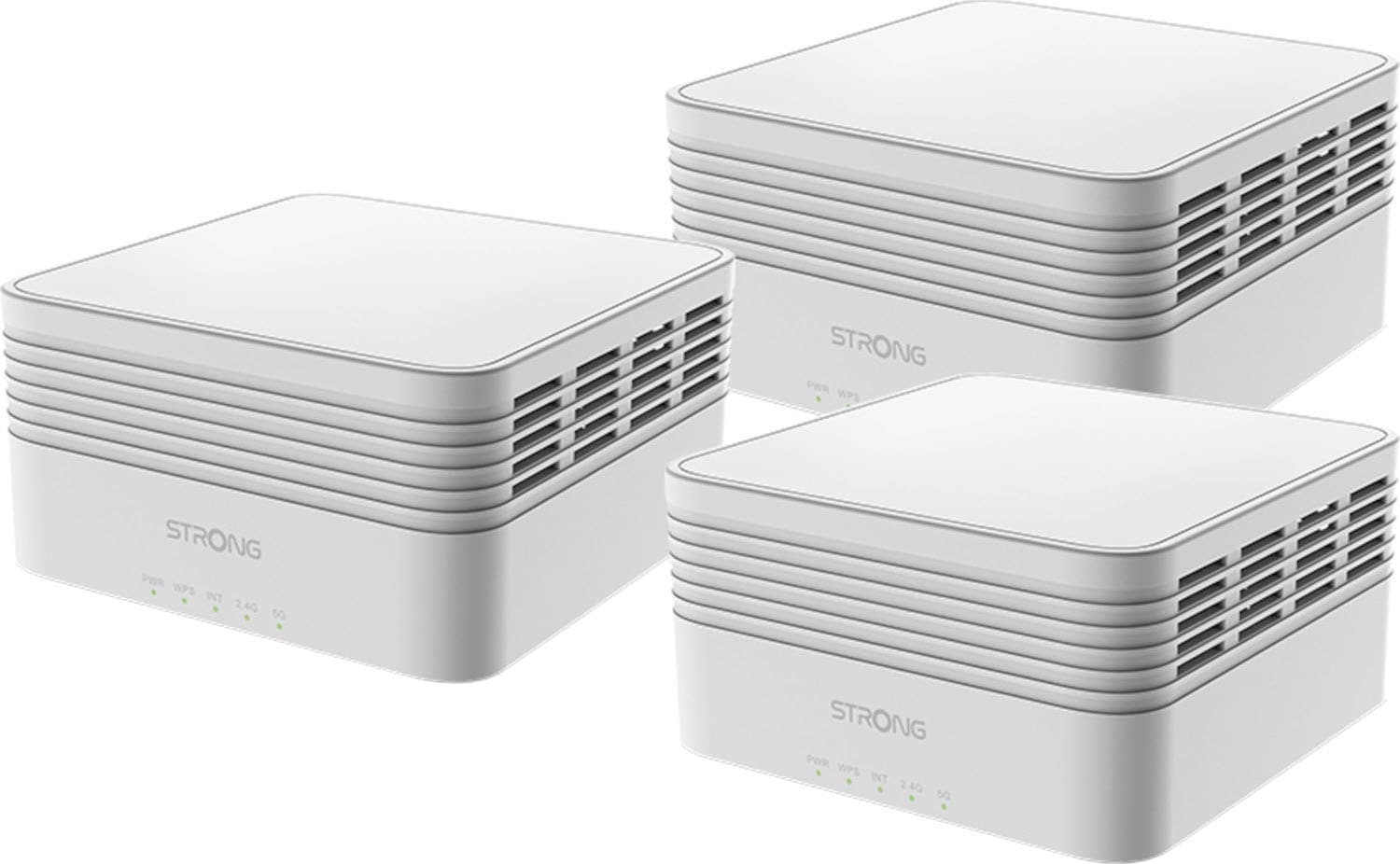Strong WLAN-Repeater »ATRIA WiFi Mesh Kit 3000 Mbit/s (3 Einheiten)«, (Packung)