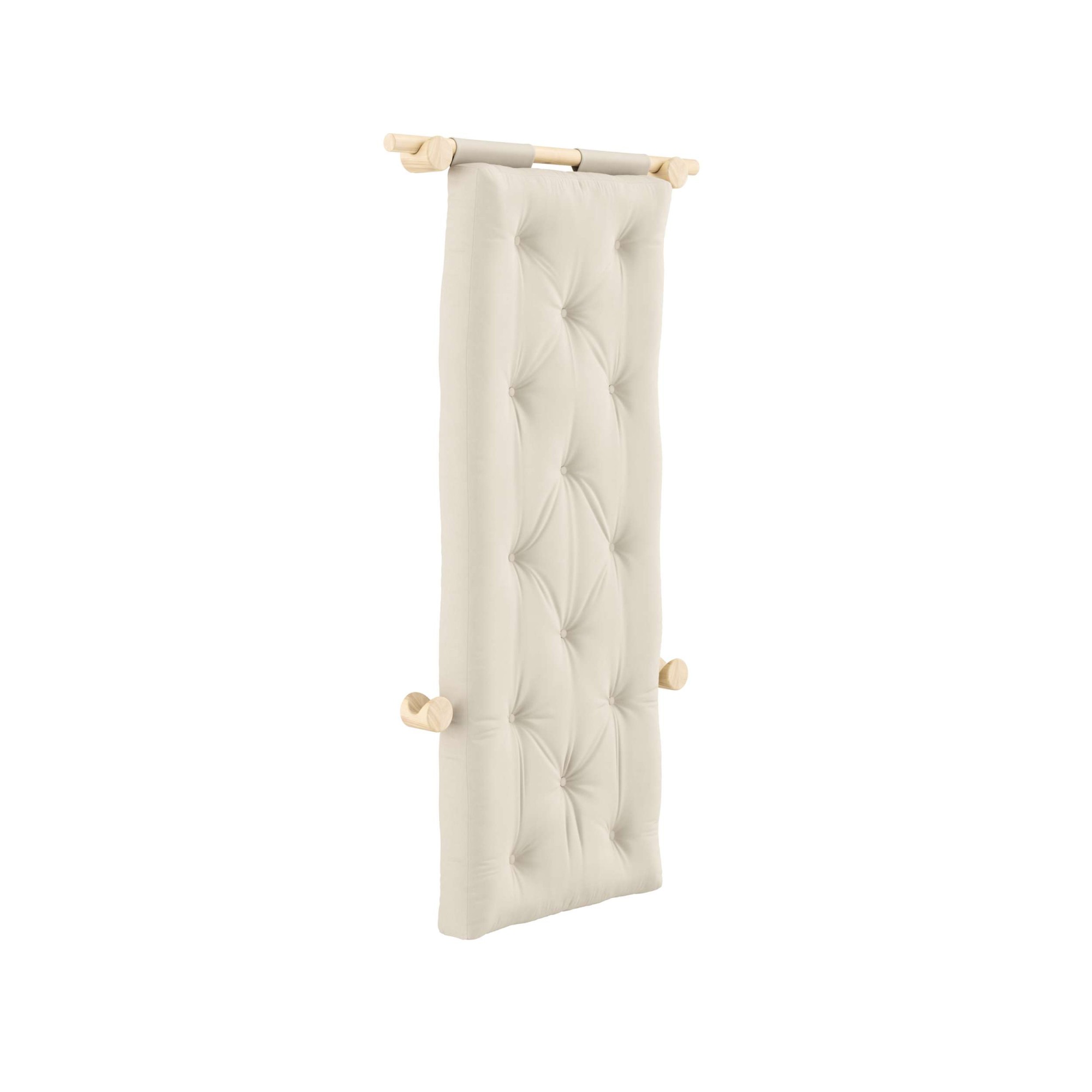Karup Design Schlafsofa »Hooked Schlafsessel, Sitz- und Schlafplatz, Wandmontiert, platzsparend«, Futonmatratze inkl. Halterungsset aus FSC®-zertifiziertem Massivholz