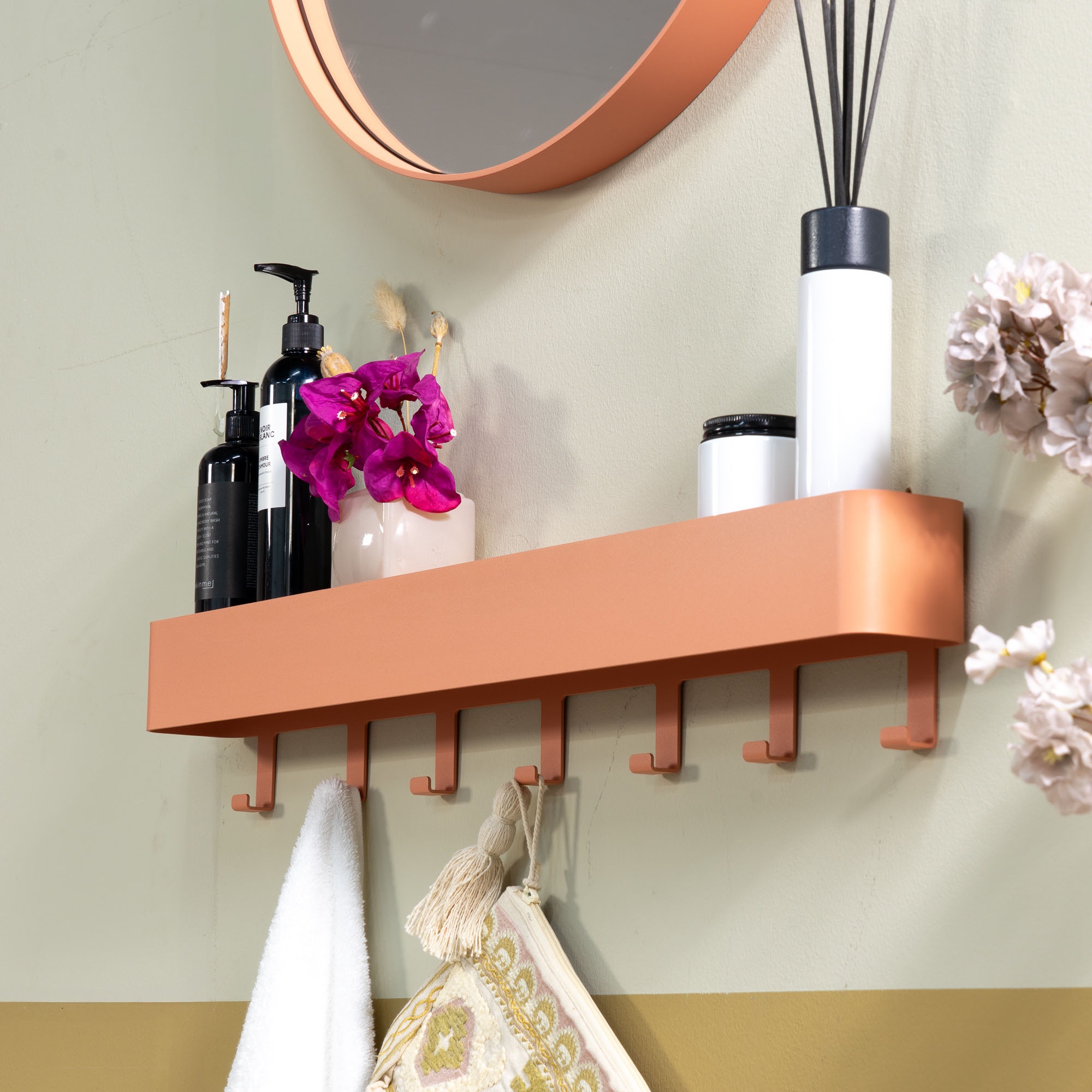 Spinder Design Garderobenhaken Metall, Breite 72 cm