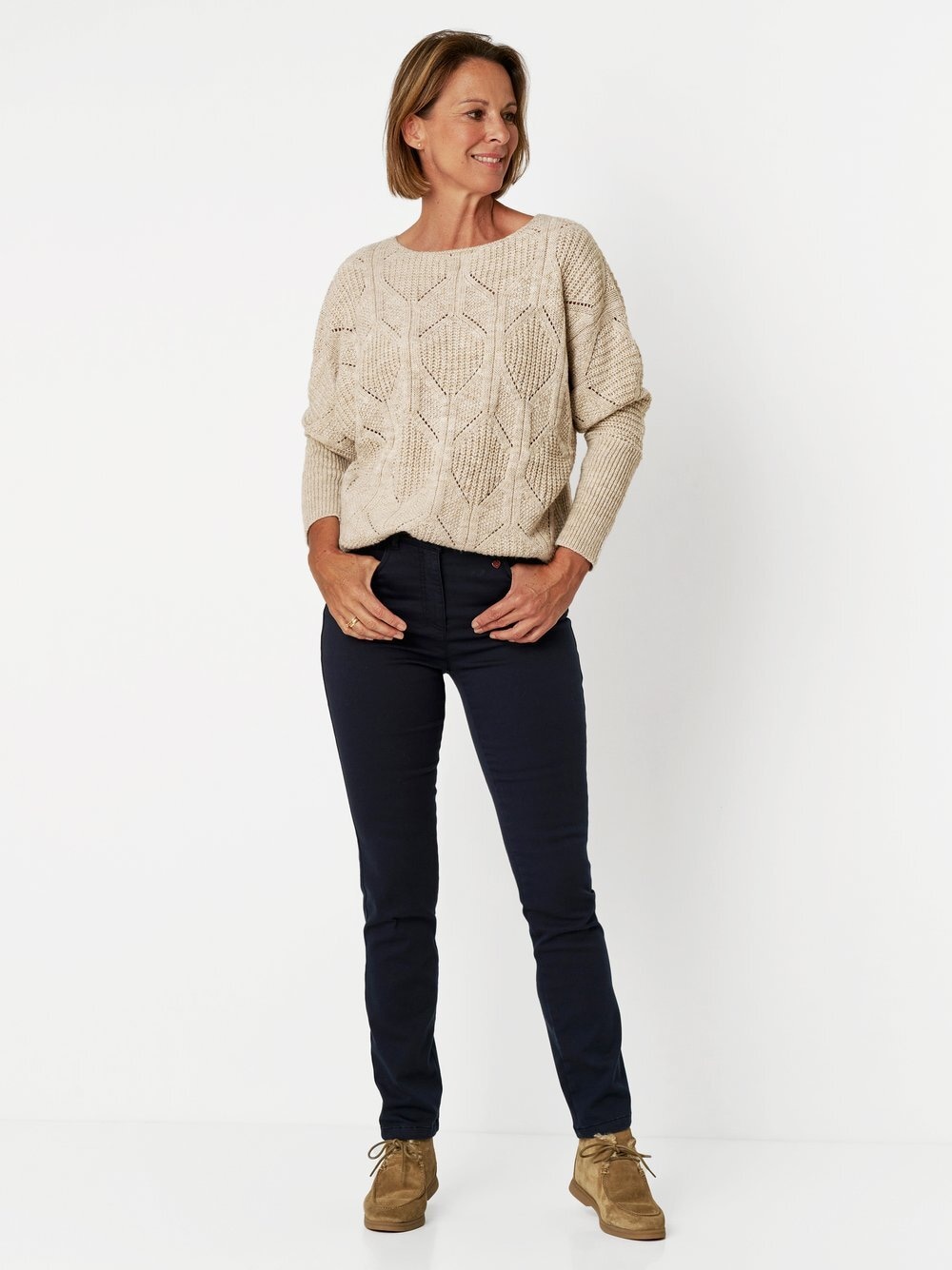 Relaxed Stretch-Hose »Meine beste Freundin Slim«  in schmaler Passform