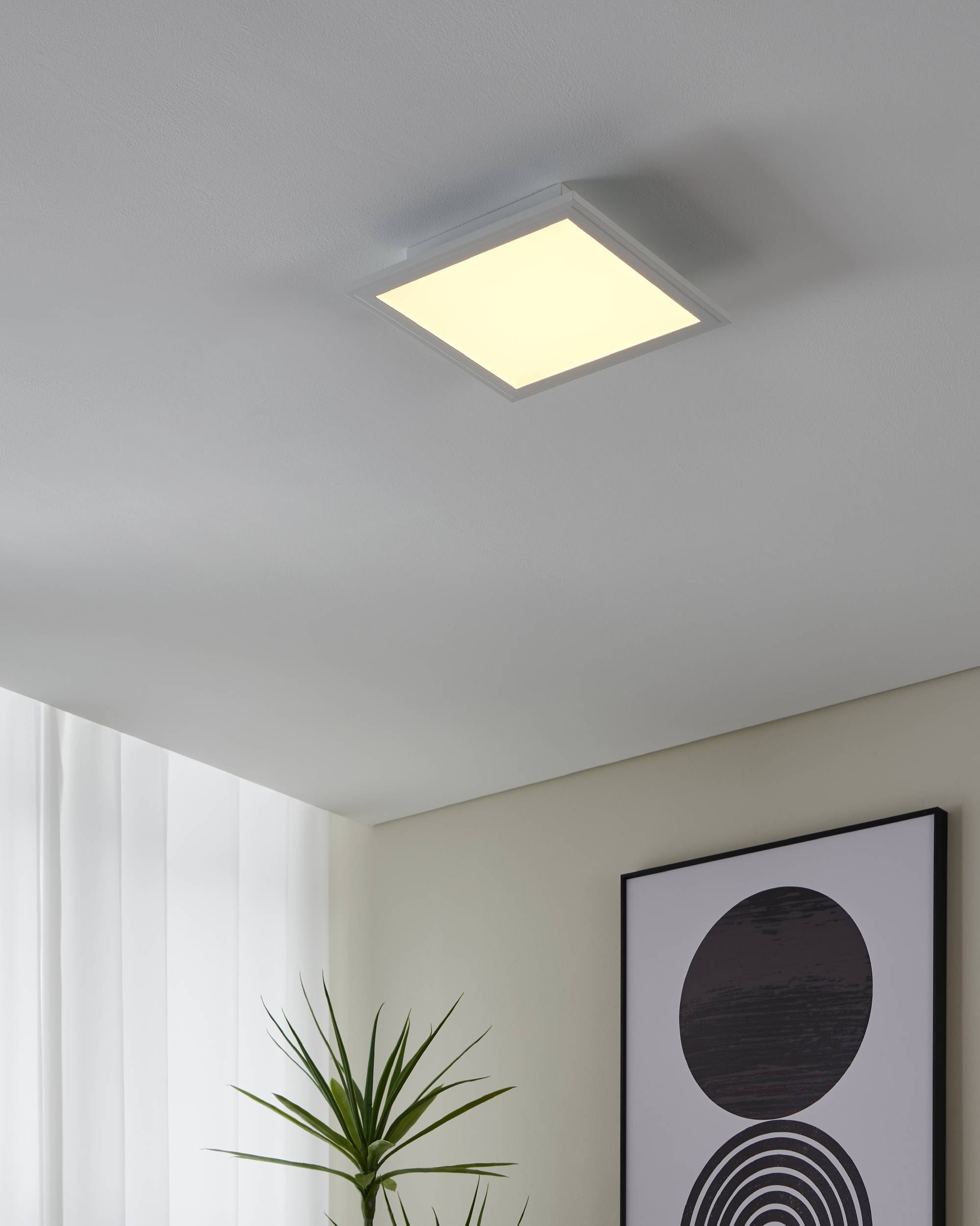 EGLO LED-Deckenleuchte »SALOBRENA-Z«,  in weiß aus Alu / inkl. LED fest integriert - 15,3 Watt