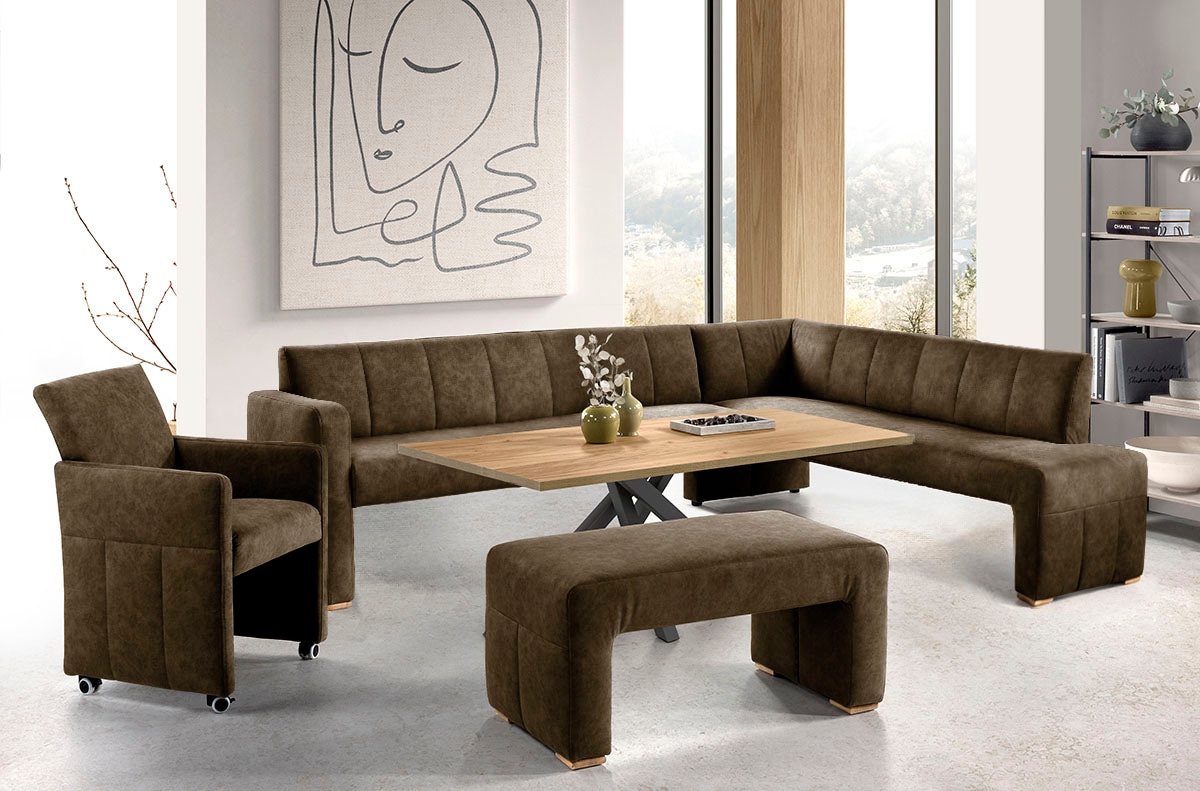 exxpo - sofa fashion Essbank, elegant und modern mit hohem Sitzkomfort