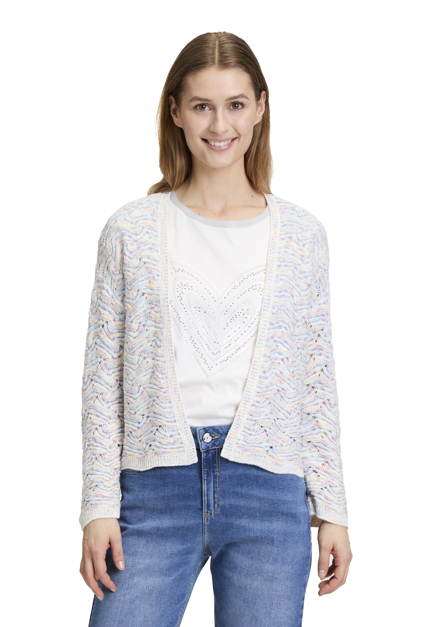 Cartoon Strickjacke "Cartoon Strick-Cardigan mit Struktur", Struktur günstig online kaufen