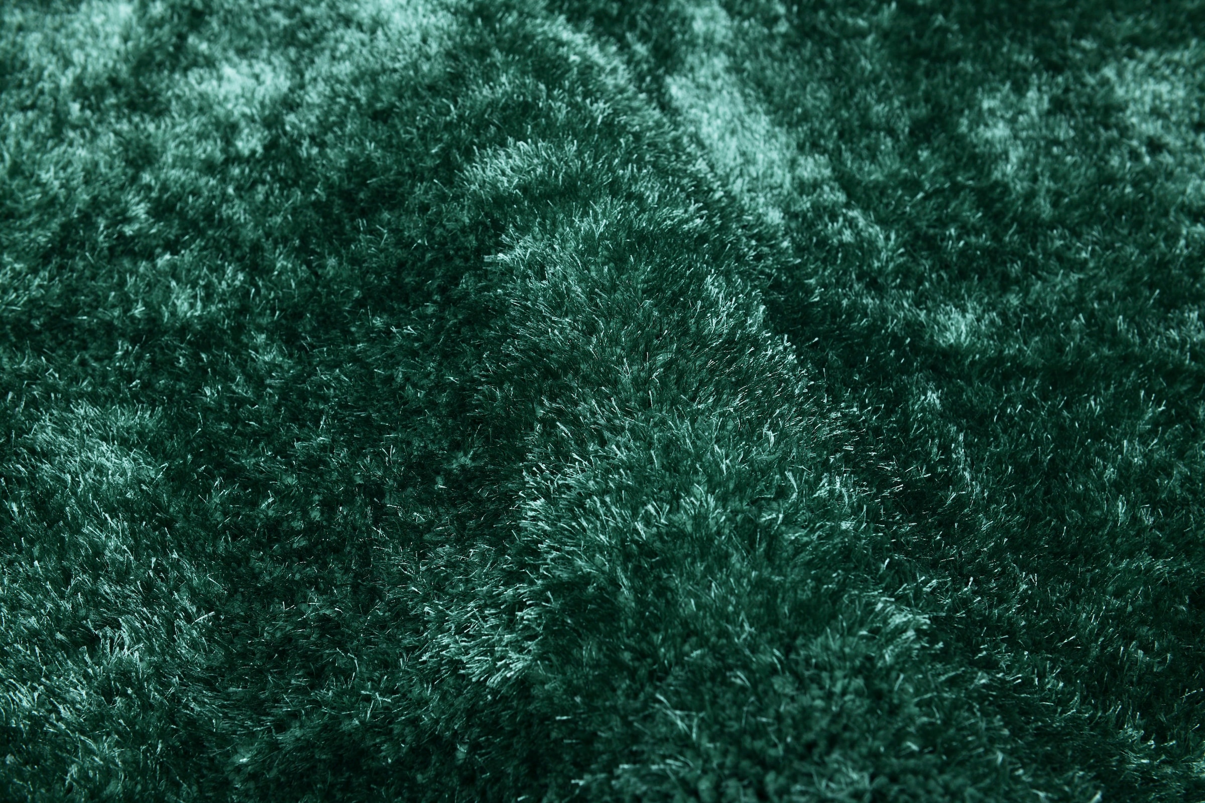Home affaire Hochflor-Teppich »Anastasia«, rund, 43 mm Höhe, Shaggy-Teppich, Uni-Farben, besonders weich durch Mikrofaser