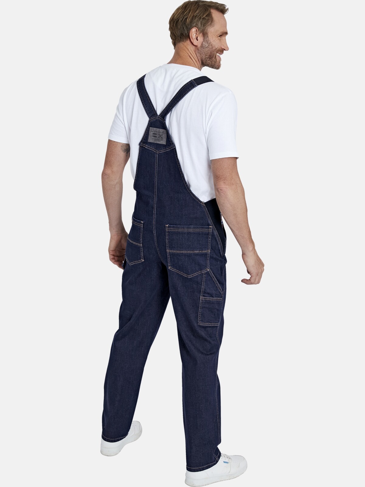 Jan Vanderstorm Kearon Denim Overalls Dark Blue 80 2
