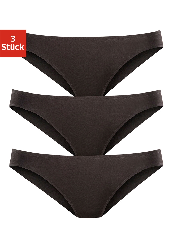 LASCANA Bikinislip "aus hochwertiger Modal-Qualität", (3er-Pack)