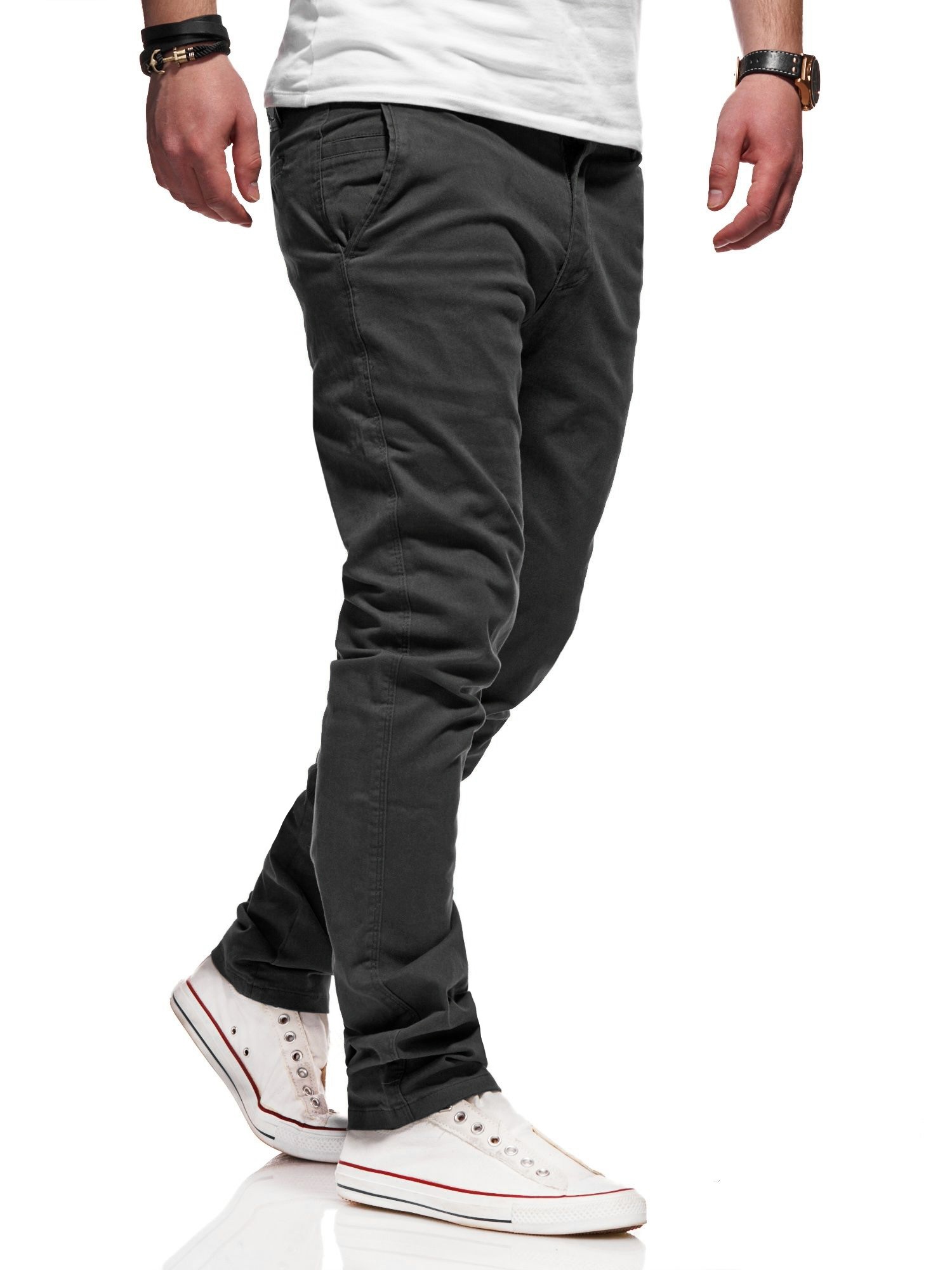 behype Chinohose »Heritage«, im Slim -Fit-Schnitt