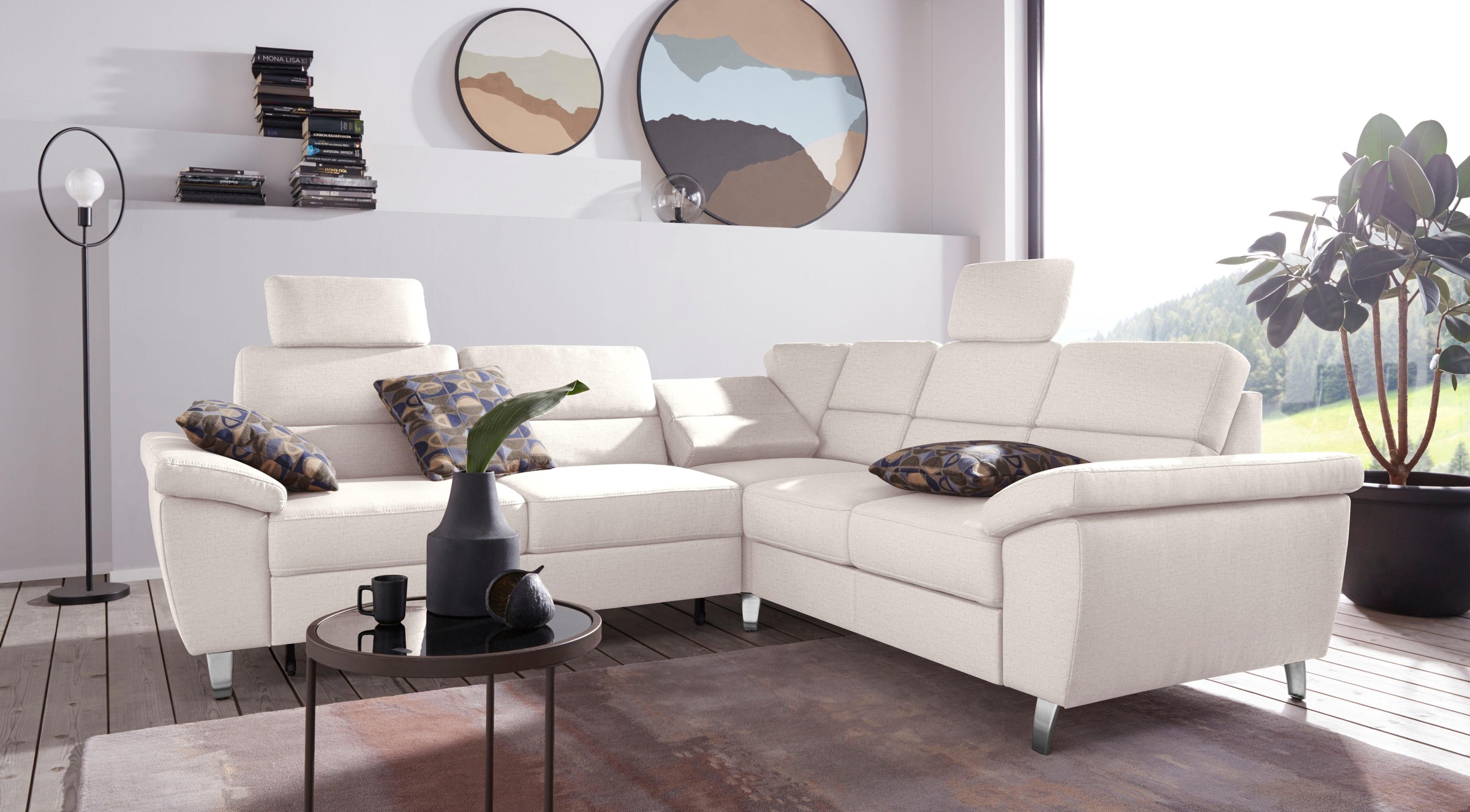 sit&more Ecksofa »Sorano L-Form«, wahlweise mit Bett- und Relaxfunktion, inkl. Bettkasten