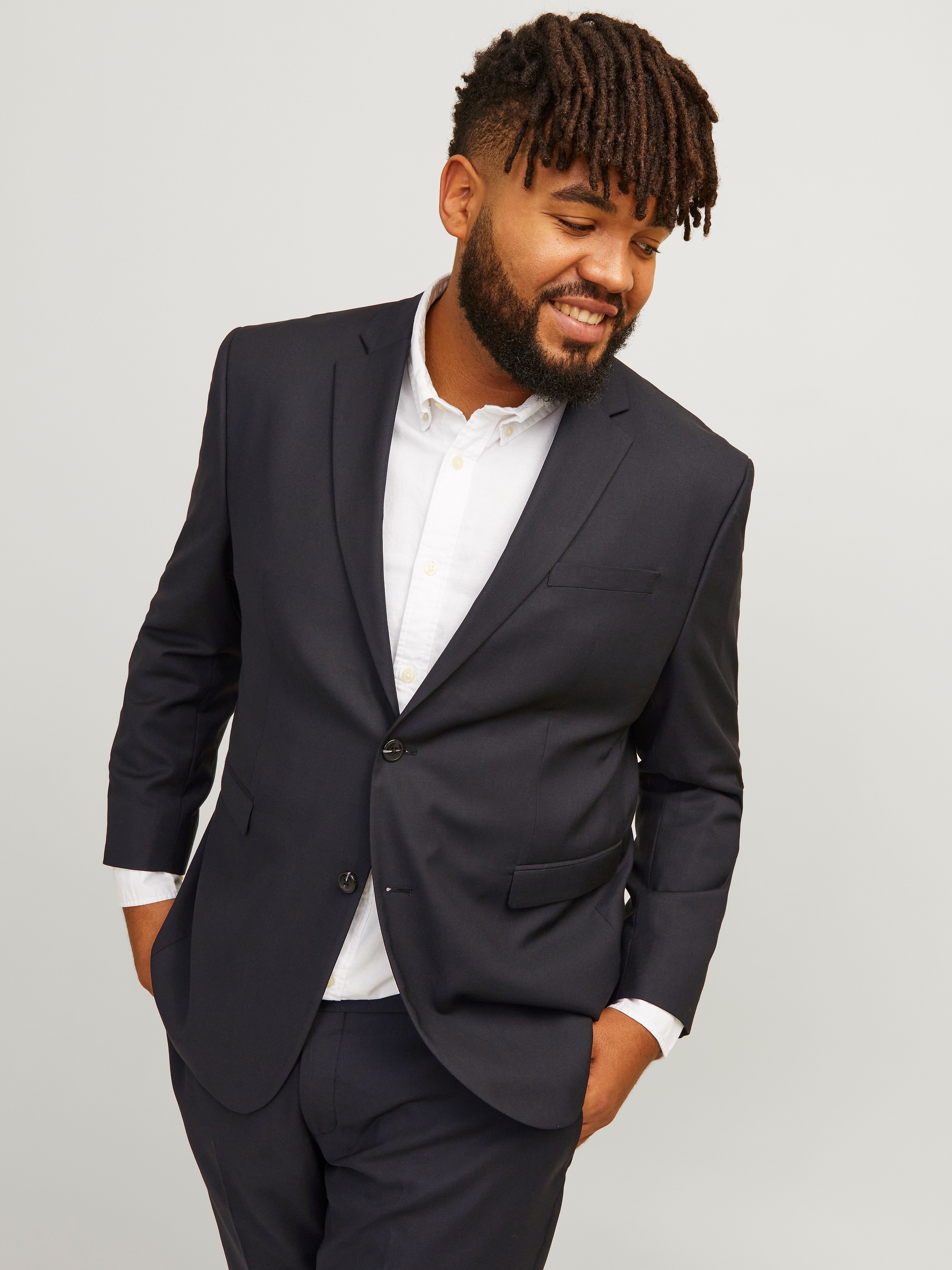 Jack & Jones PlusSize Sakko "JPRSOLARIS BLAZER NOOS PLS" günstig online kaufen