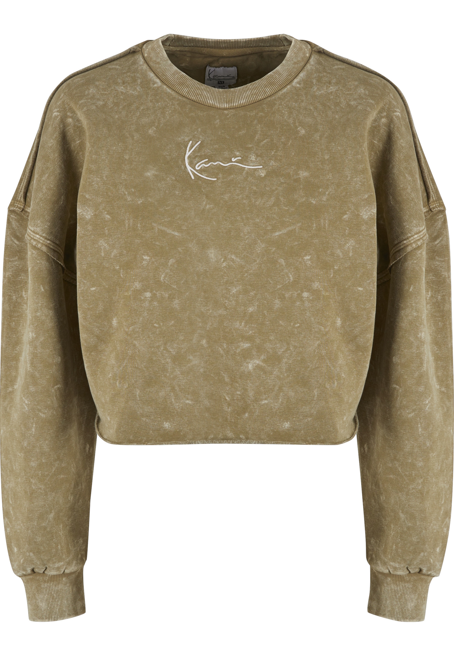 Karl Kani Sweater "Karl Kani Damen KW241-038-2 Karl Kani Signature Washed Crop Crew"