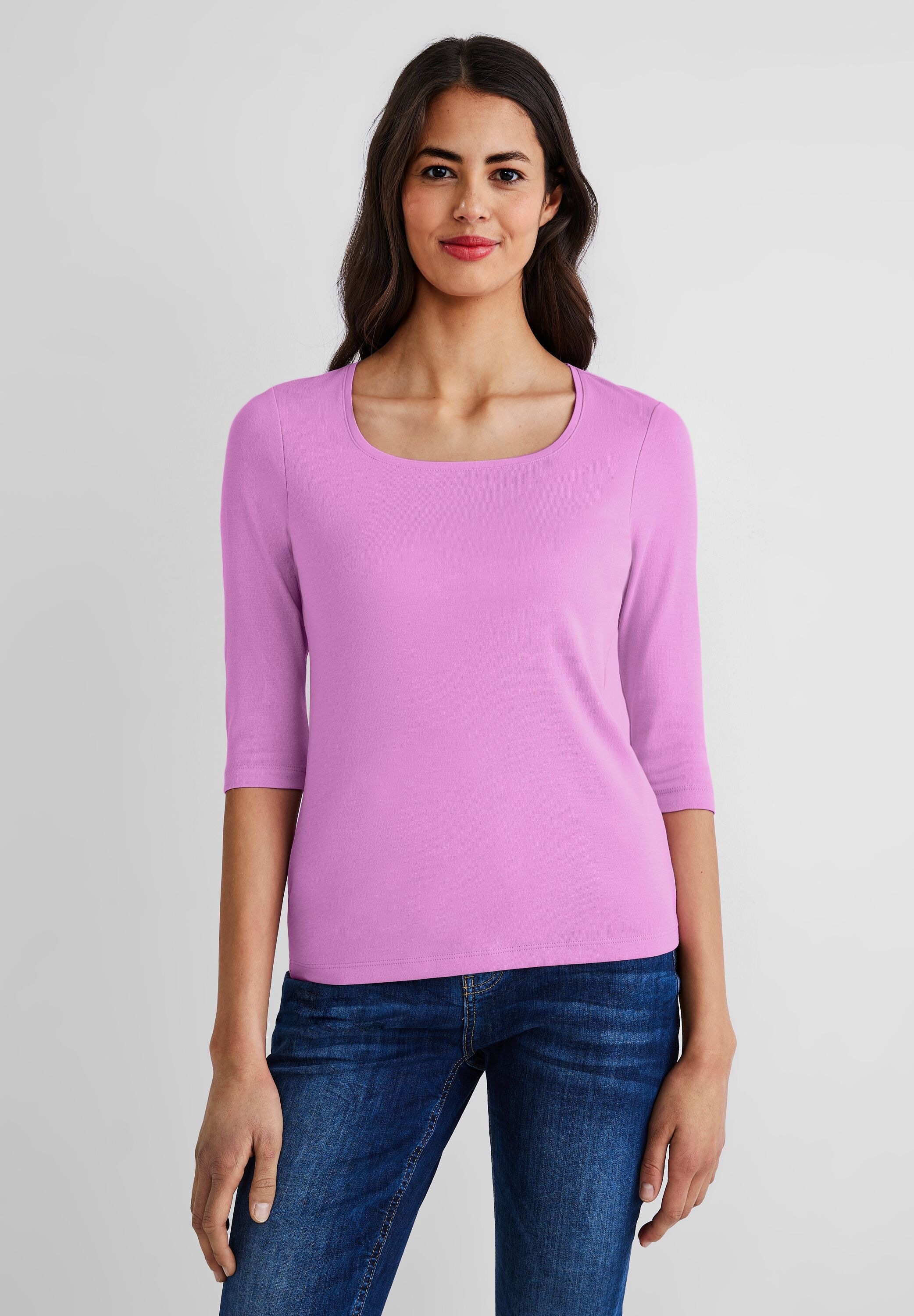 STREET ONE 3/4-Arm-Shirt, mit 3/4 Ärmeln