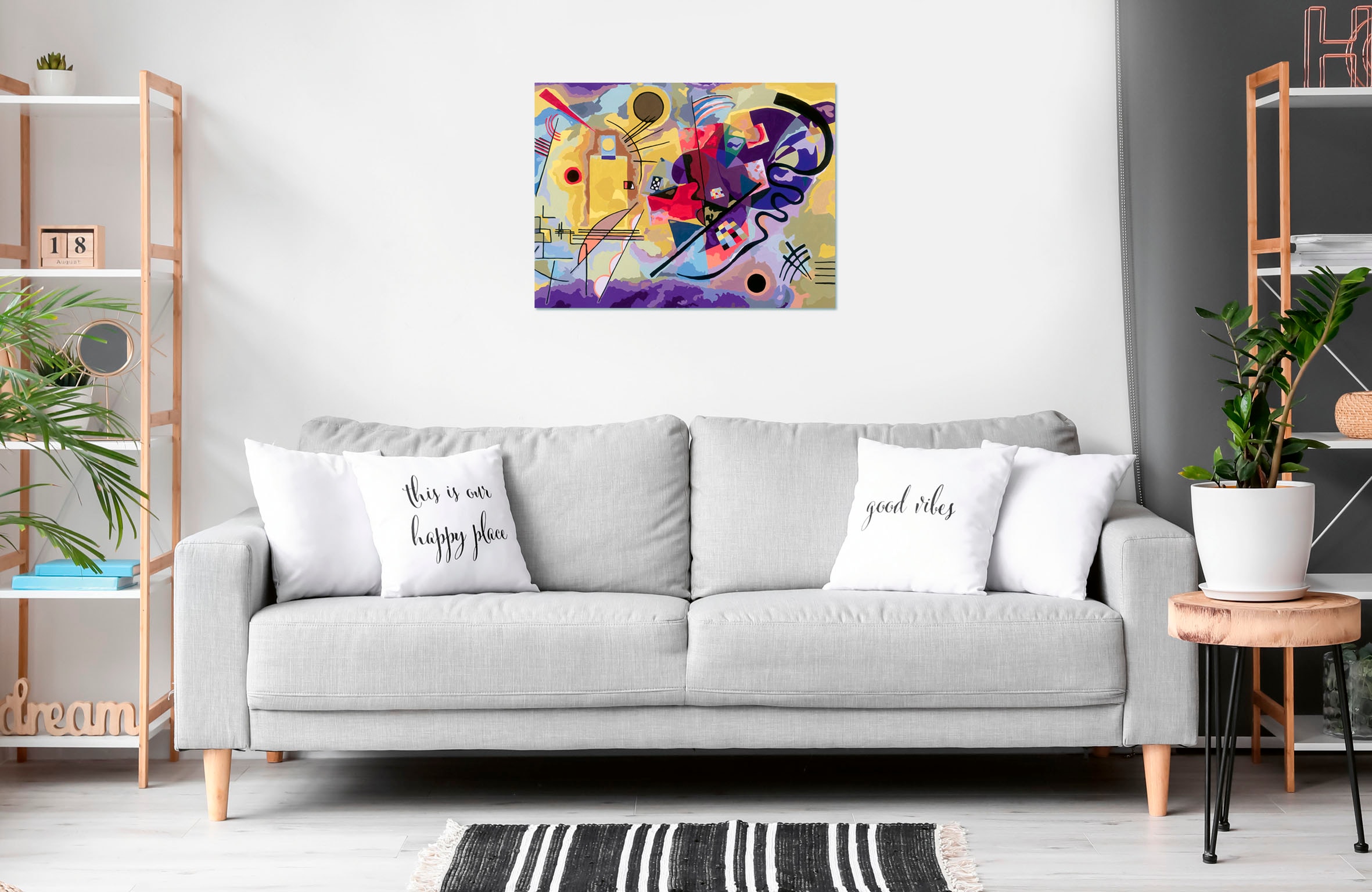 Ravensburger Malen nach Zahlen »CreArt, Leinwand ART Collection: Gelb, Rot, Blau (Kandinsky)«, Made in Europe
