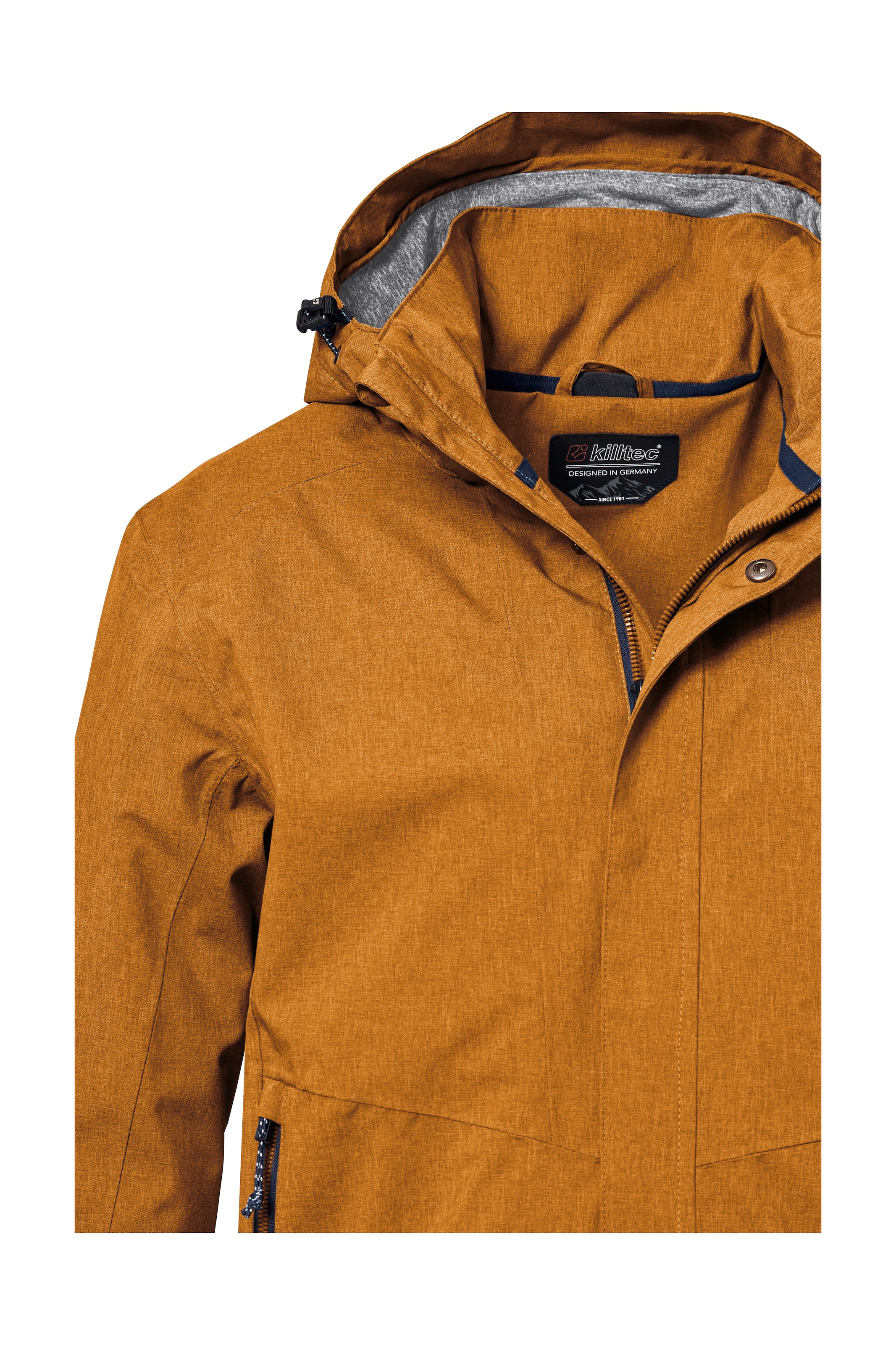 Killtec Outdoorjacke »KOS 53 MN JCKT«, Funktionsjacke: Wind- und wasserdicht, atmungsaktiv, Kapuze abnehmbar