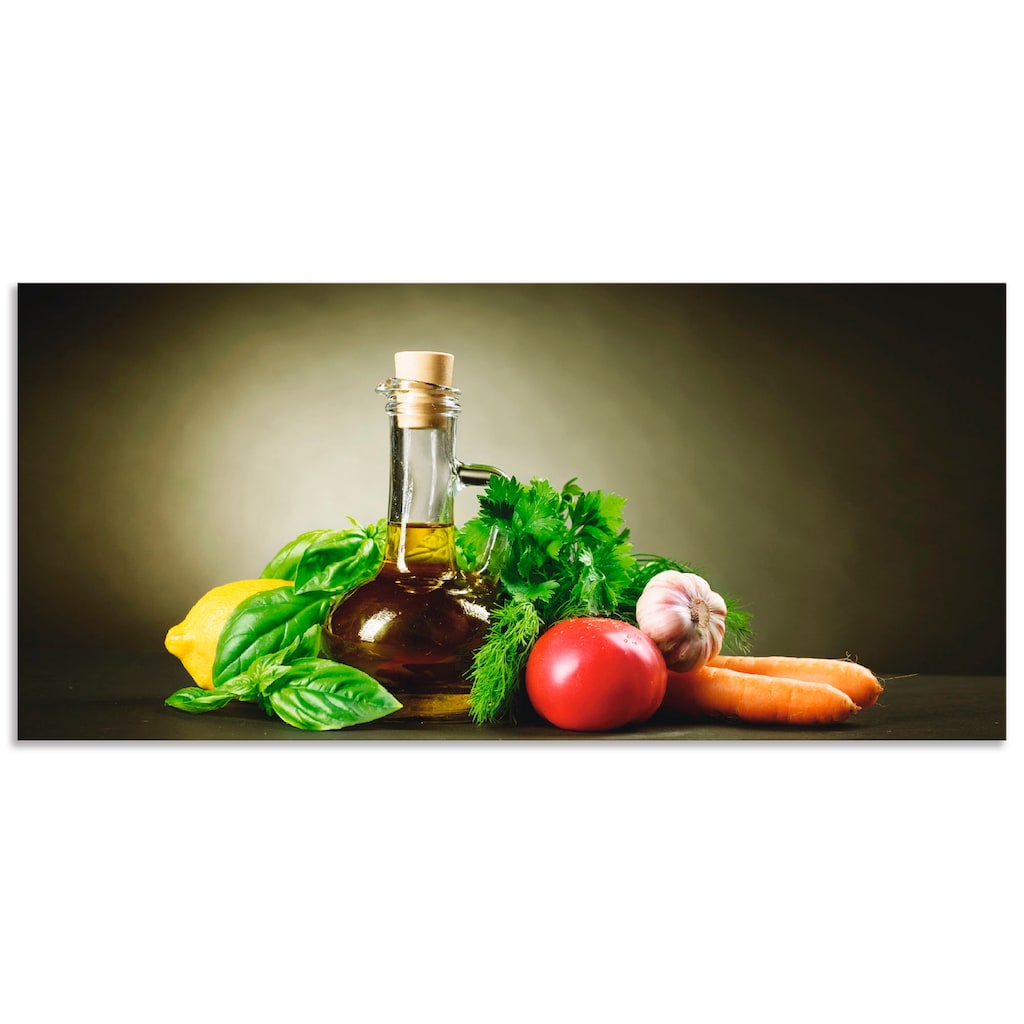 Artland Küchenrückwand »Gesundes Gemüse und Gewürze«, (1 tlg.)