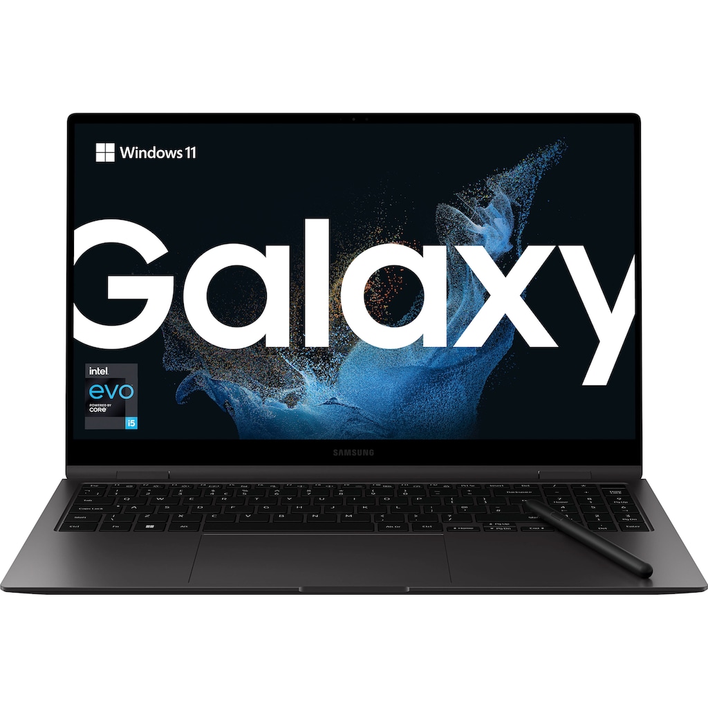 Samsung Convertible Notebook »Galaxy Book2 Pro 360«, 39,62 cm, / 15,6 Zoll, Intel, Core i5, Iris© Xe Graphics, 256 GB SSD