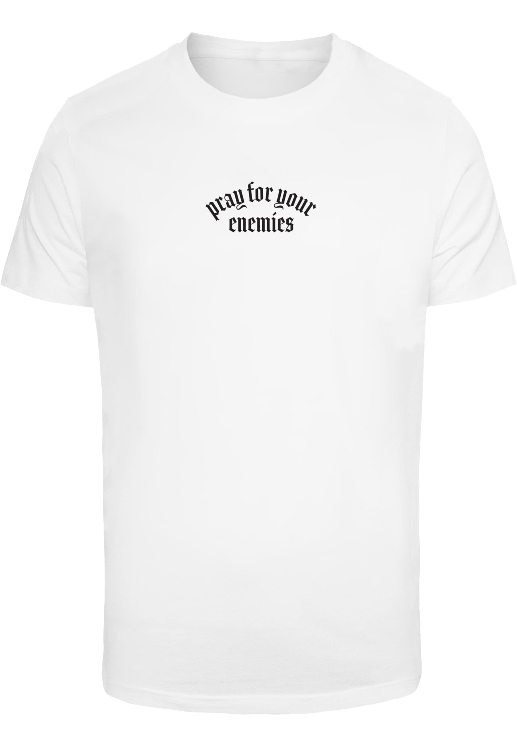MisterTee T-Shirt "MisterTee Herren Pray For Your Enemies Tee", (1 tlg.) günstig online kaufen