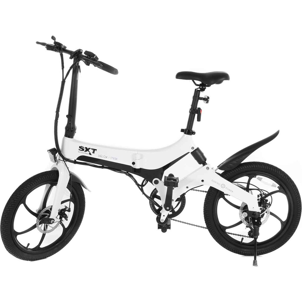 SXT Scooters E-Bike »Velox MAX«, 6 Gang, Heckmotor 250 W