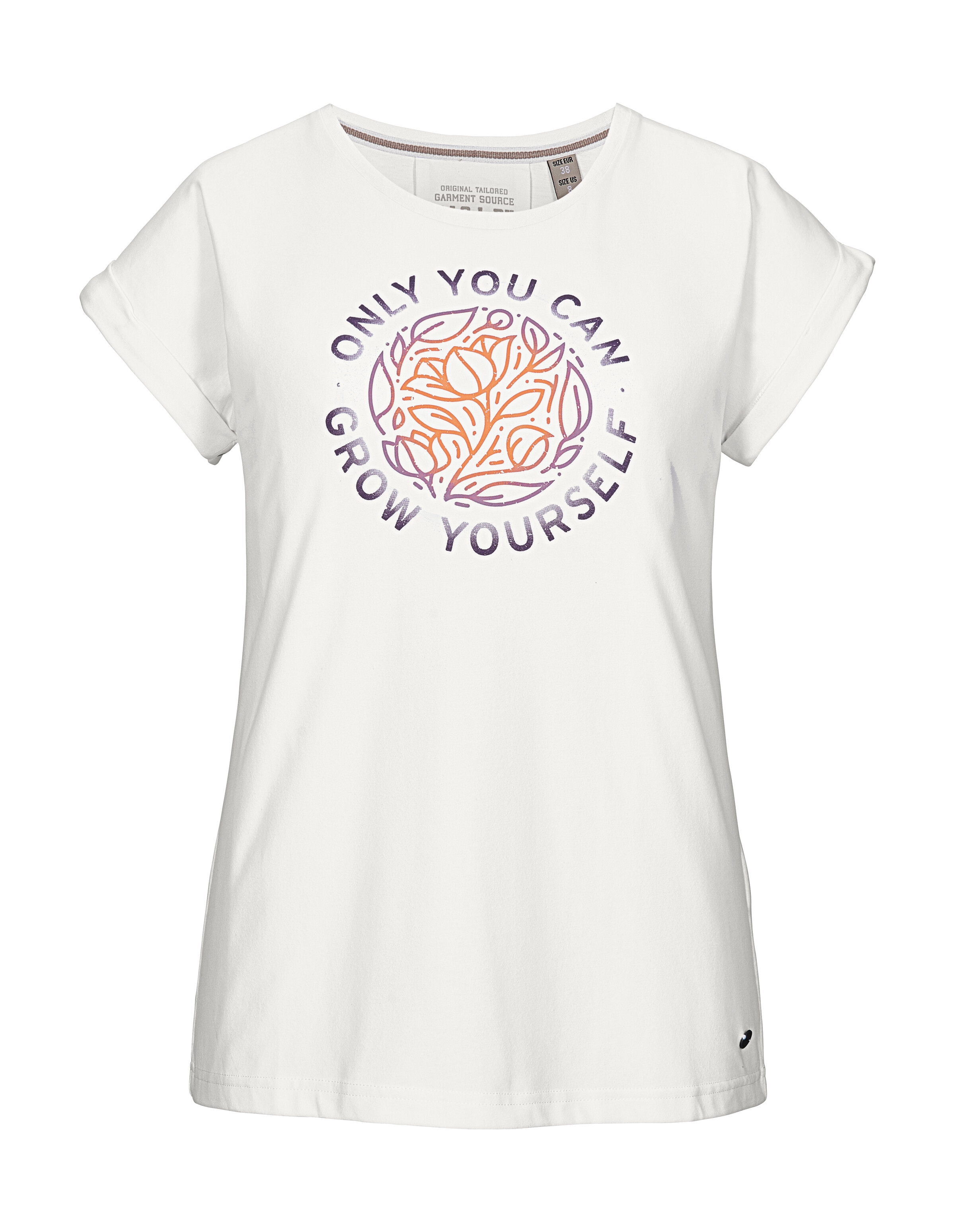 G.I.G.A. DX by killtec T-Shirt "GS 40 WMN TSHRT" Weiches T-Shirt mit Stretch, Print und gekrempelten Ärmeln