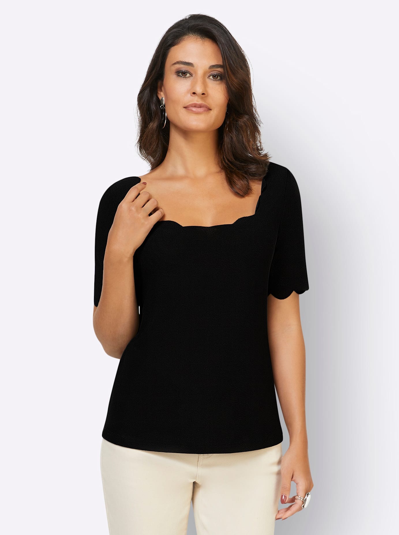 creation L Kurzarmshirt "Shirt", 1 Stk. günstig online kaufen