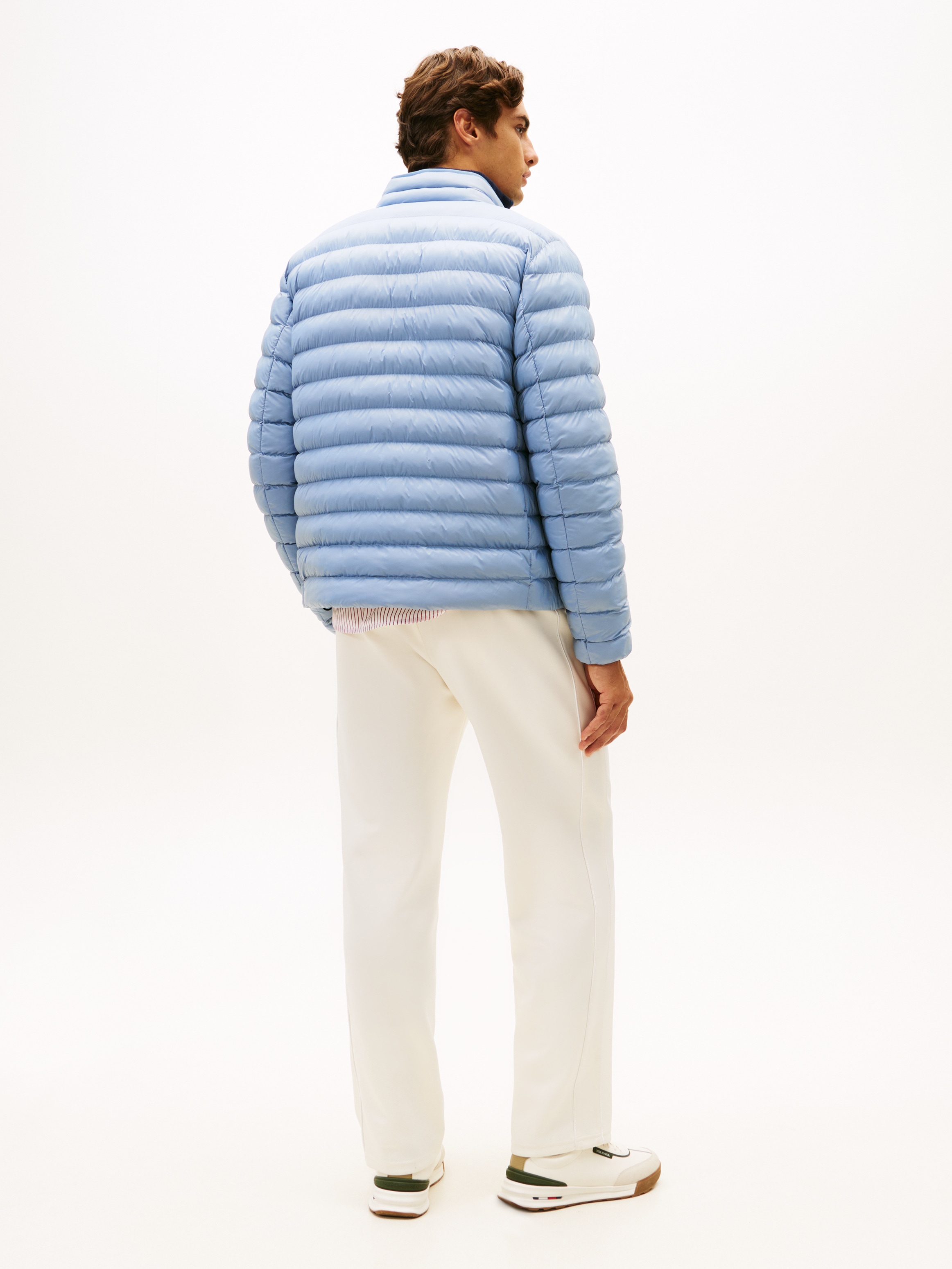 Tommy Hilfiger Steppjacke »PACKABLE RECYCLED JACKET«, Übergangsjacke mit Logostickerei