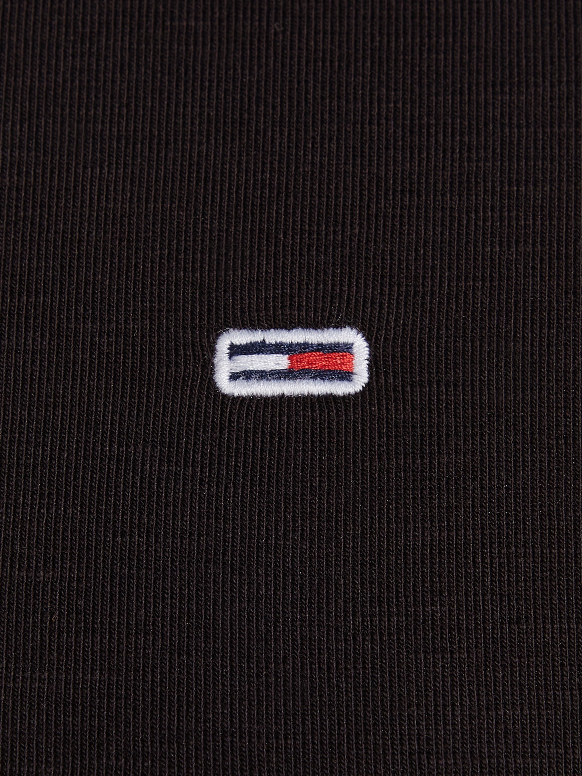 Tommy Jeans T-Shirt »TJW SLIM CRP BABYLOCK RIB TEE« mit gewelltem Abschlüssen am Ärmel & Saum