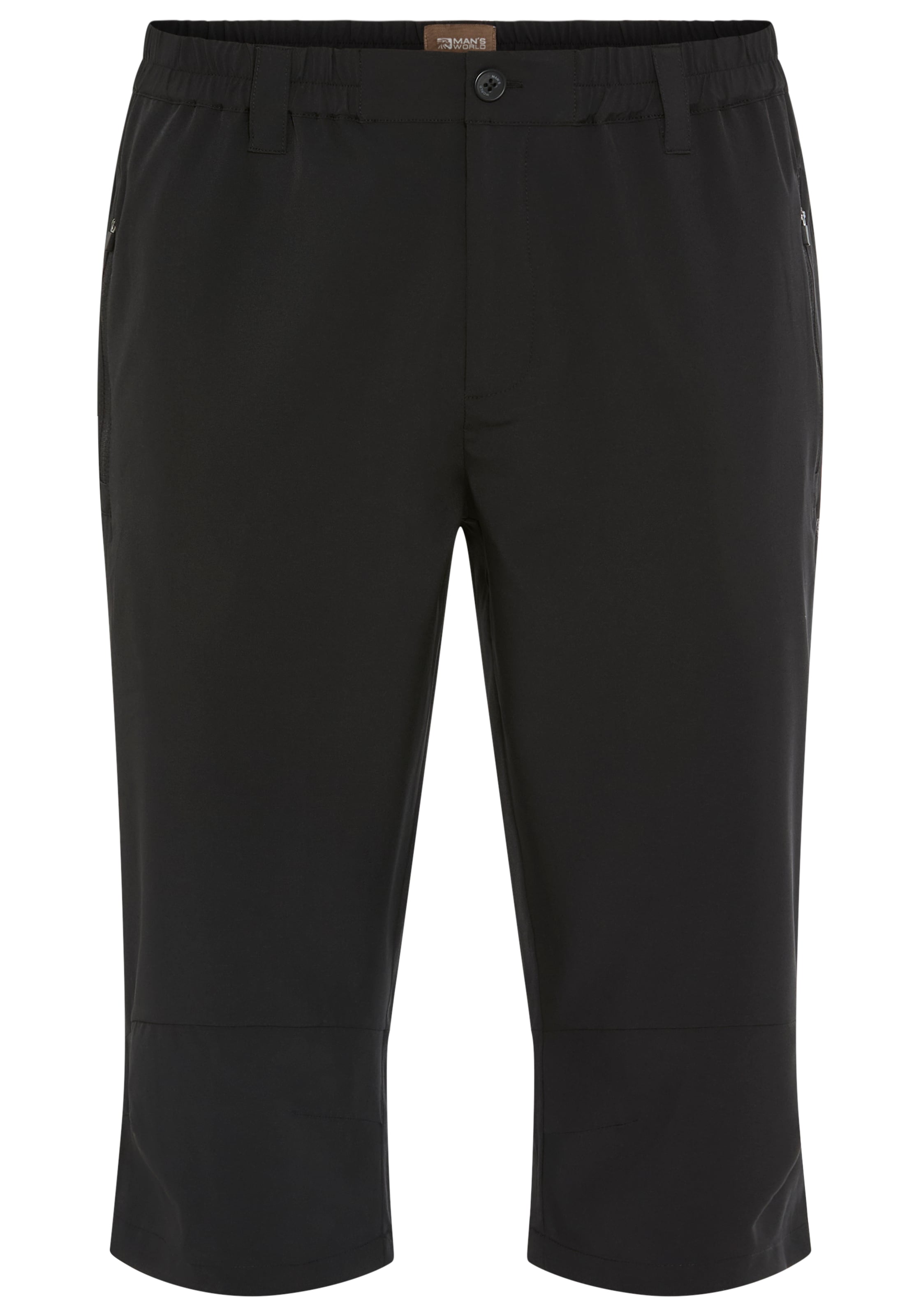 Mans World Plus Funktionsshorts sportliche Webhose, gerades Bein, mit Gürte günstig online kaufen