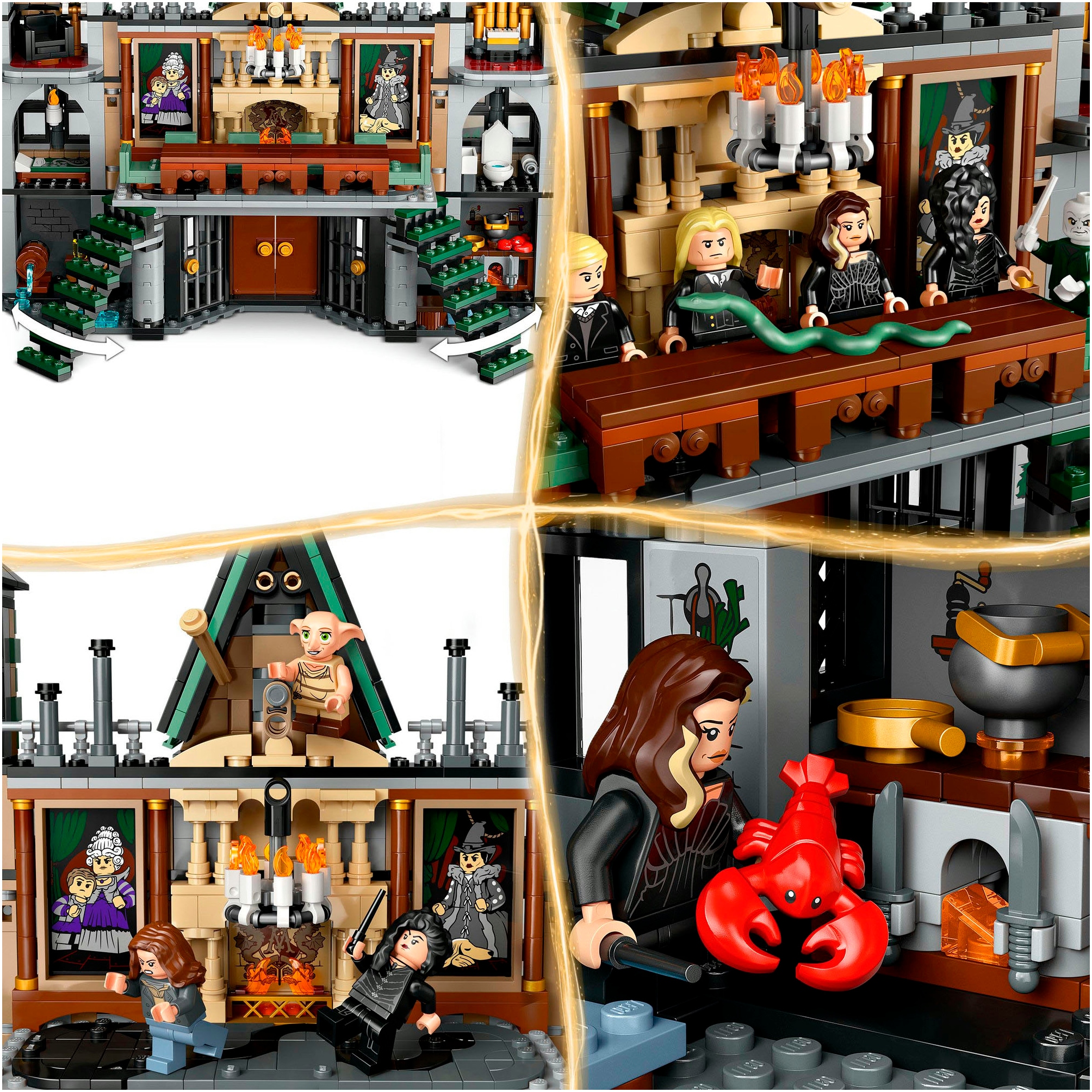 LEGO® Konstruktionsspielsteine »Landsitz der Familie Malfoy (76453), LEGO Harry Potter«, (1601 St.), Made in Europe