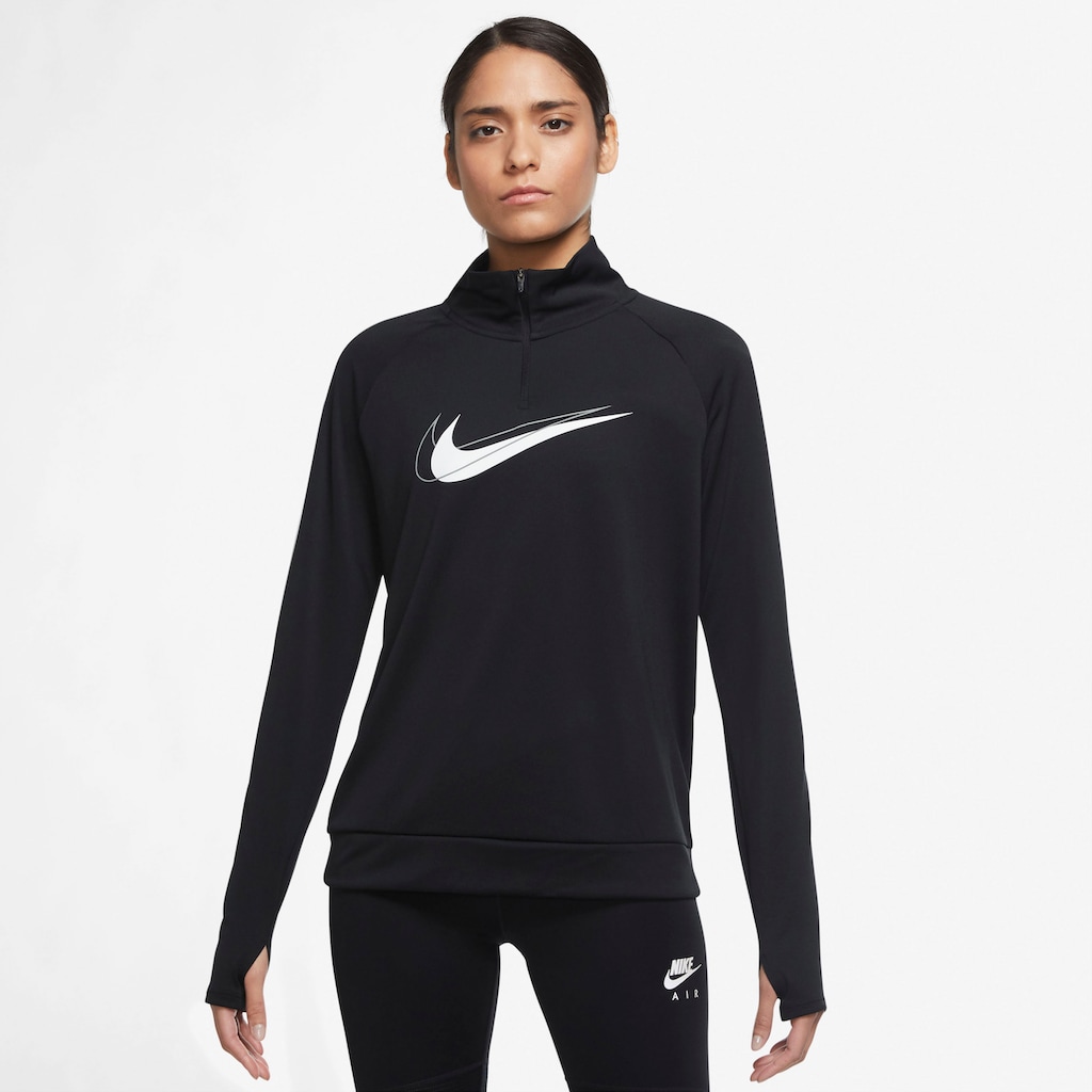 Nike Laufshirt »DRI-FIT SWOOSH RUN WOMENS 1/2-ZIPPER«, In großen Größen