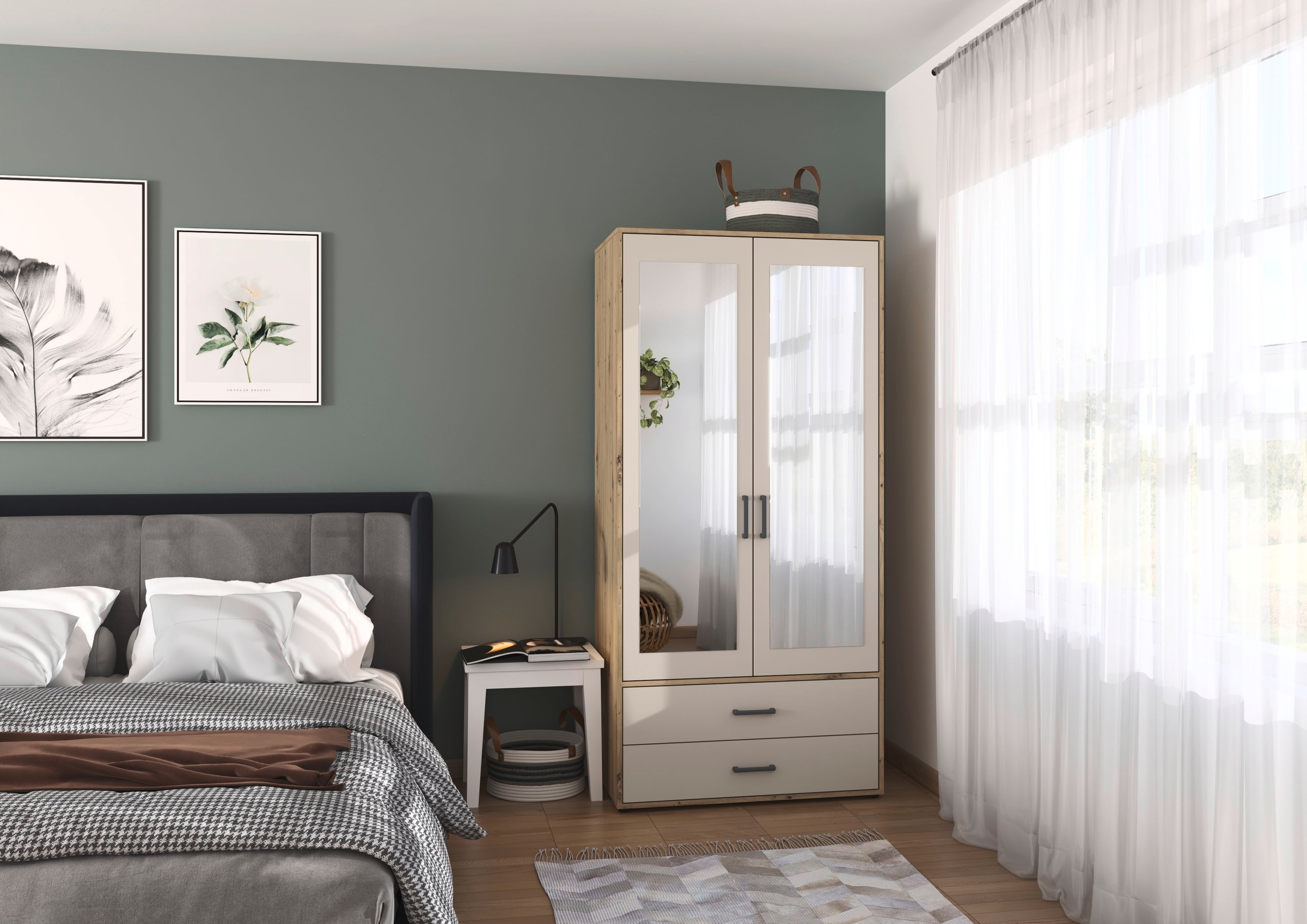 rauch Drehtürenschrank "Kleiderschrank Schrank Garderobe Wäscheschrank VOYA günstig online kaufen