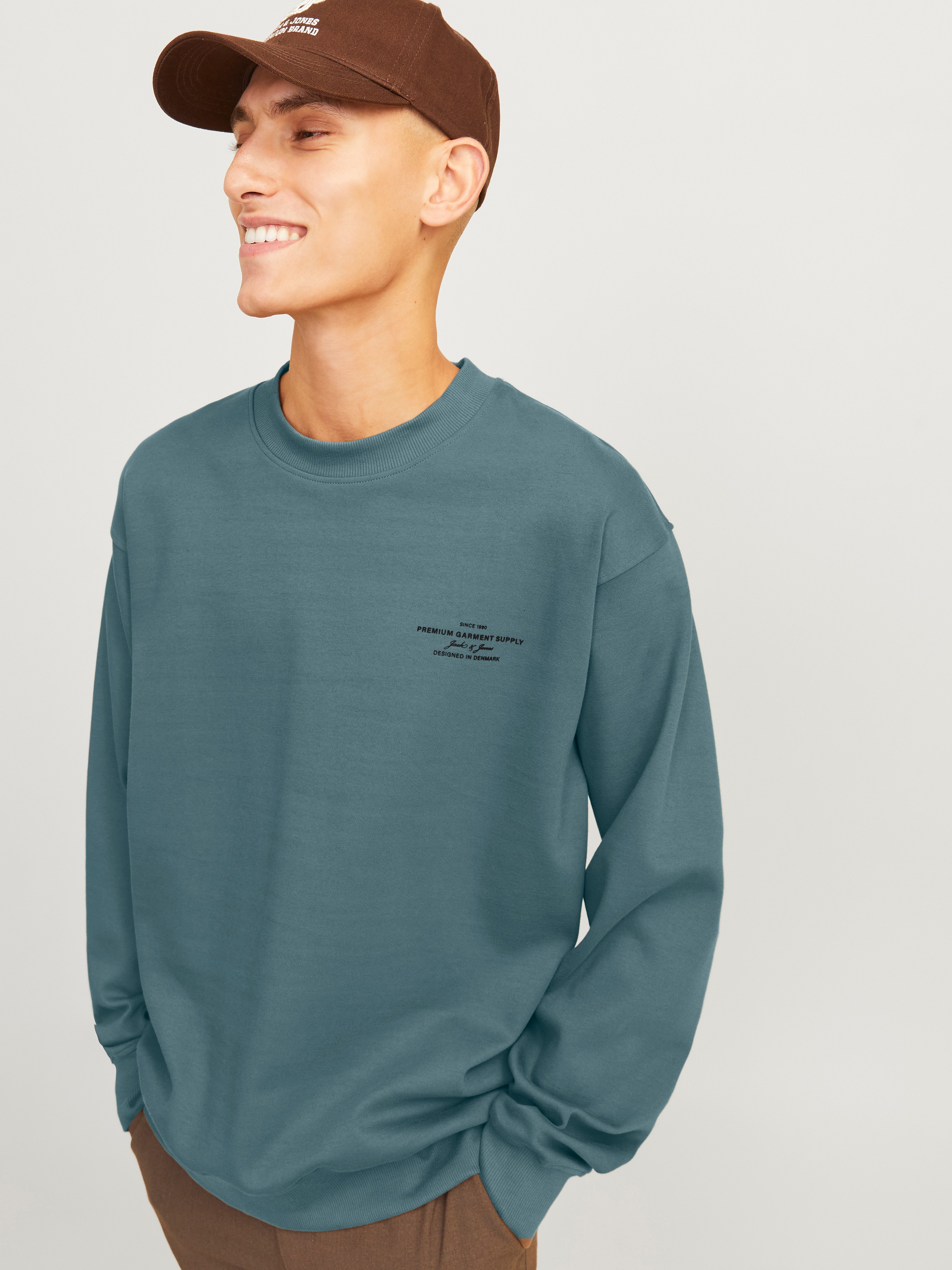 Jack & Jones Sweatshirt "JPRBLACHAD BRANDING SWEAT CREW NECK LN" günstig online kaufen
