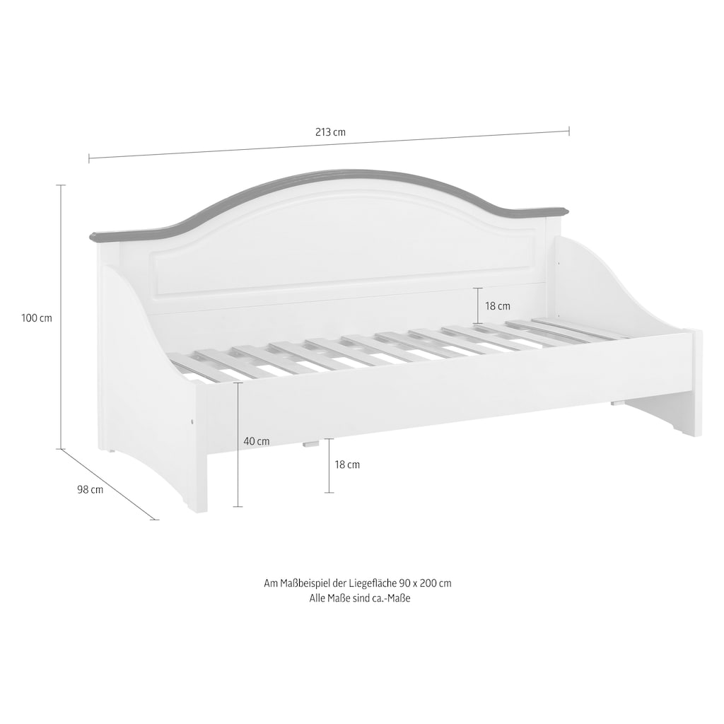 Home affaire Daybett »Konrad«, aus massiver, FSC-zertifizierter Kiefer