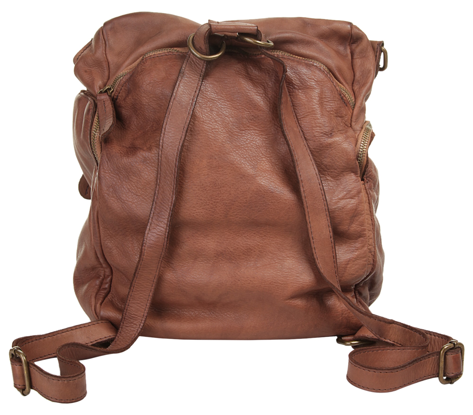 Samantha Look Cityrucksack, echt Leder, Made in Italy