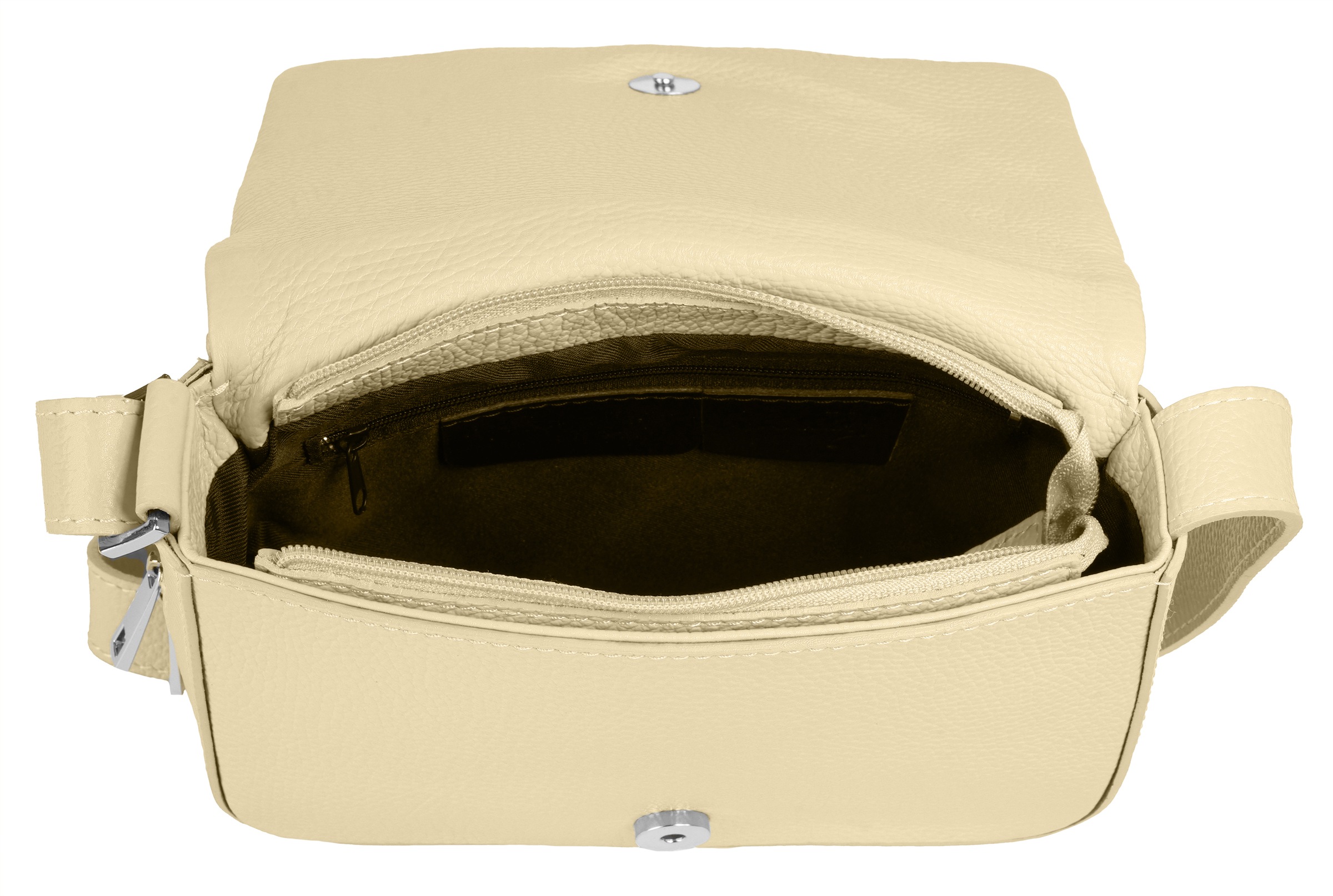 Cluty Henkeltasche, echt Leder, Made in Italy