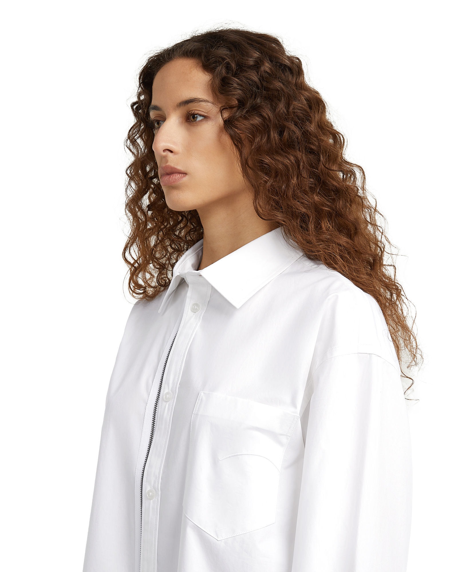 G-STAR Langarmshirt »Oversized Zip Popeline-Hemd«