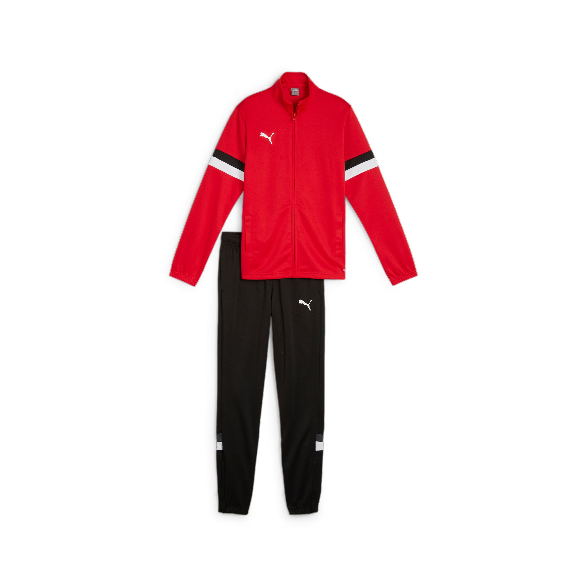PUMA Trainingsanzug "TEAMRISE TRACKSUIT JR" 2 zweiteiliges Set, regular fit, für Jugendliche