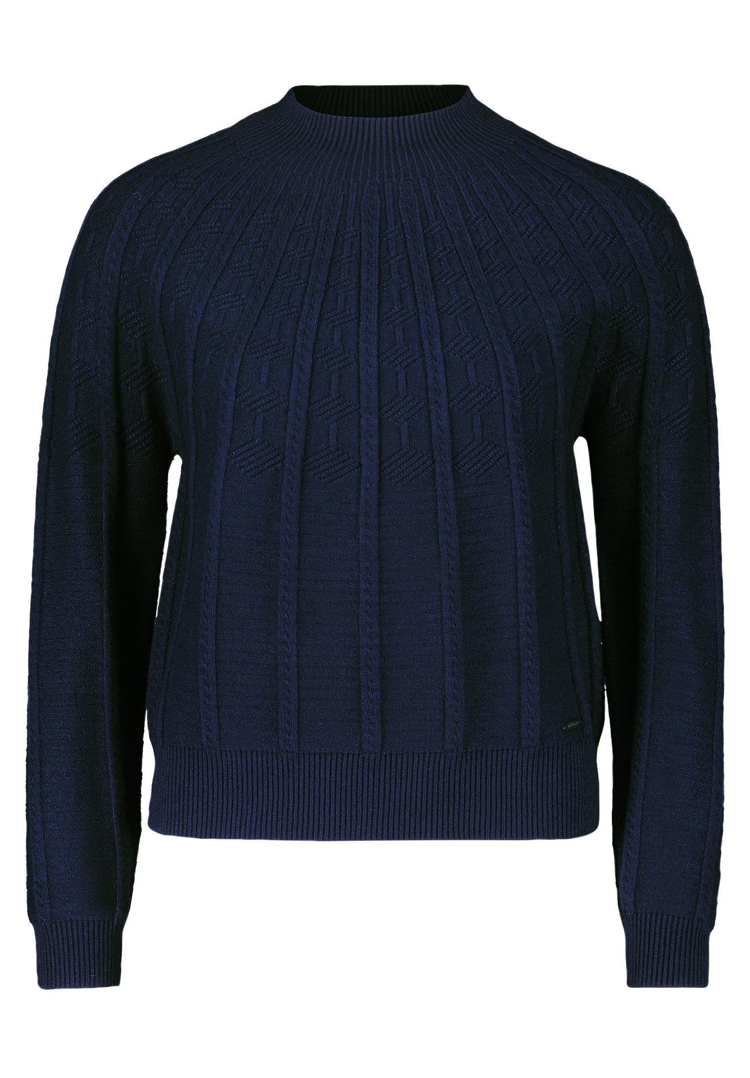 Betty&Co Strickpullover »Betty & Co Strickpullover mit Stehkragen«, (1 tlg.), Struktur